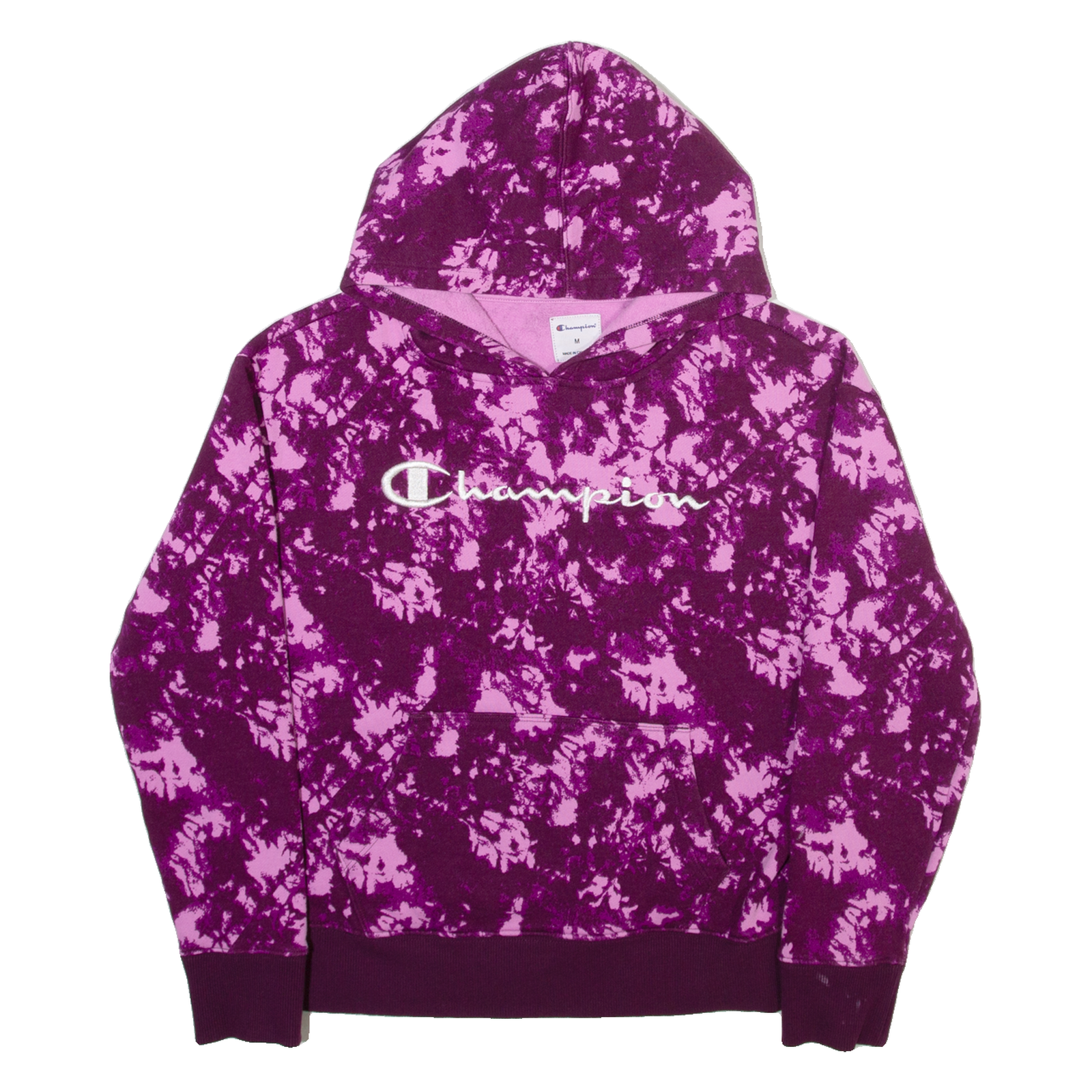 CHAMPION Tie-Dye Womens Purple Hoodie M Refurbished - N/A refurbished available on Cerqular