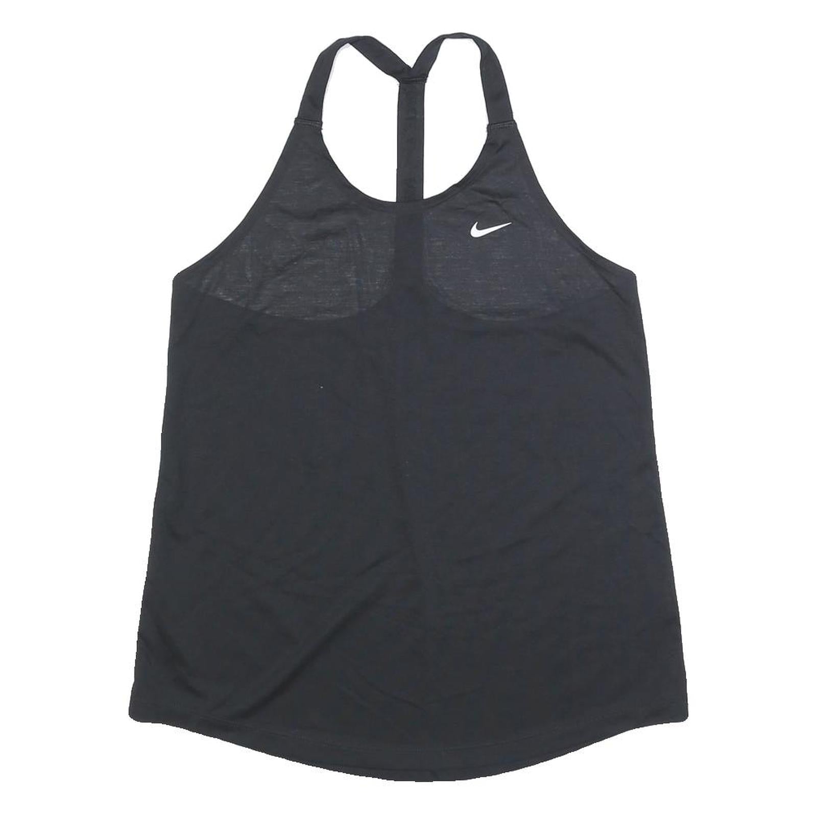 NIKE Womens Black Sports Top Racer Back Vest M Gym Fitness Activewear Refurbished - N/A refurbished available on Cerqular