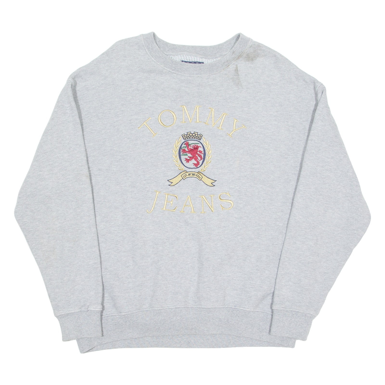 TOMMY HILFIGER Mens Sweatshirt Grey Crew Neck M Refurbished - N/A refurbished available on Cerqular
