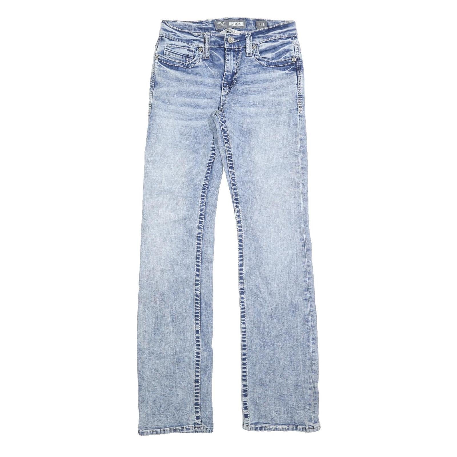 BKE Womens Jeans Blue Slim Straight Denim Light W28 L32 Stylish Casual Refurbished - N/A refurbished available on Cerqular