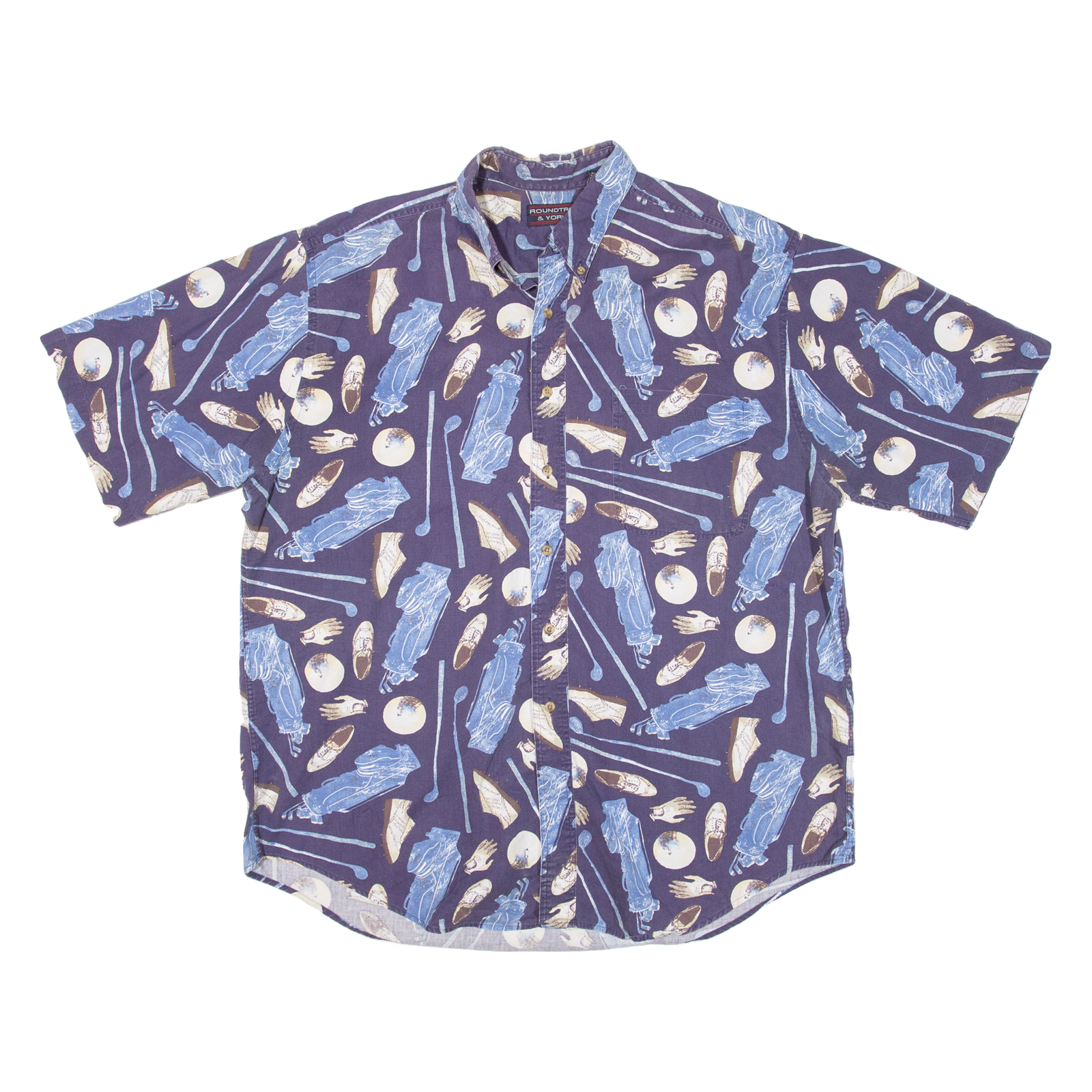Buy ROUNDTREE & YORKE Mens Shirt Blue Crazy Pattern XL Refurbished - $18.19 ROUNDTREE & YORKE Mens Shirt Blue Crazy Pattern XL Refurbished - N/A refurbished available on Cerqular