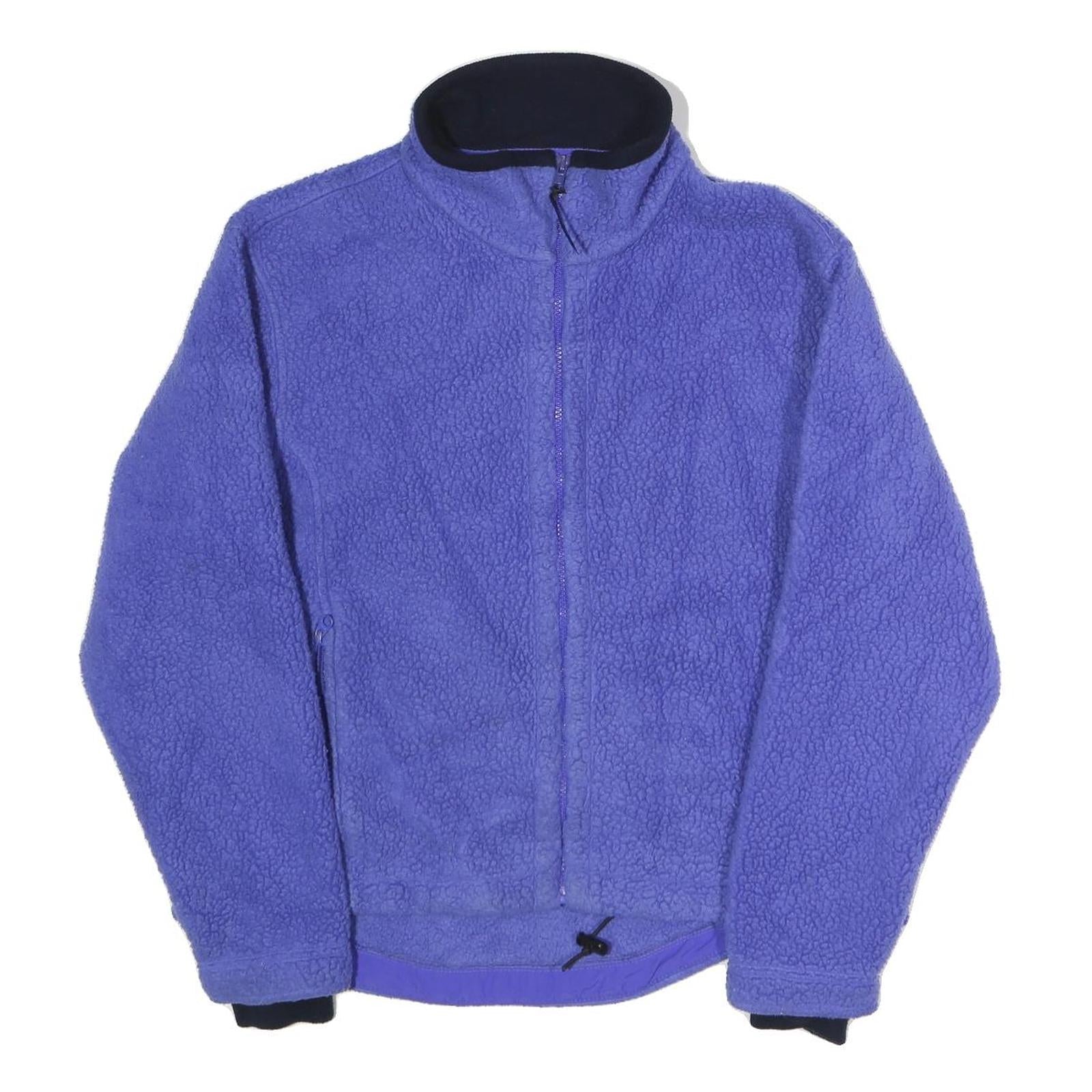 LL BEAN Womens Purple Jacket M Polyester Fleece Casual Outdoor Zip Closure Refurbished - N/A refurbished available on Cerqular