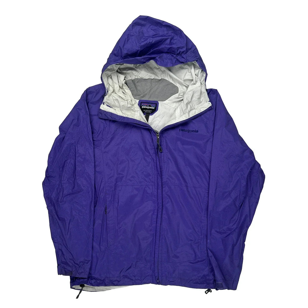Patagonia Windbreaker - Medium Purple Polyester Refurbished - Thrifted (note: this is a term often used to describe second- refurbished available on Cerqular
