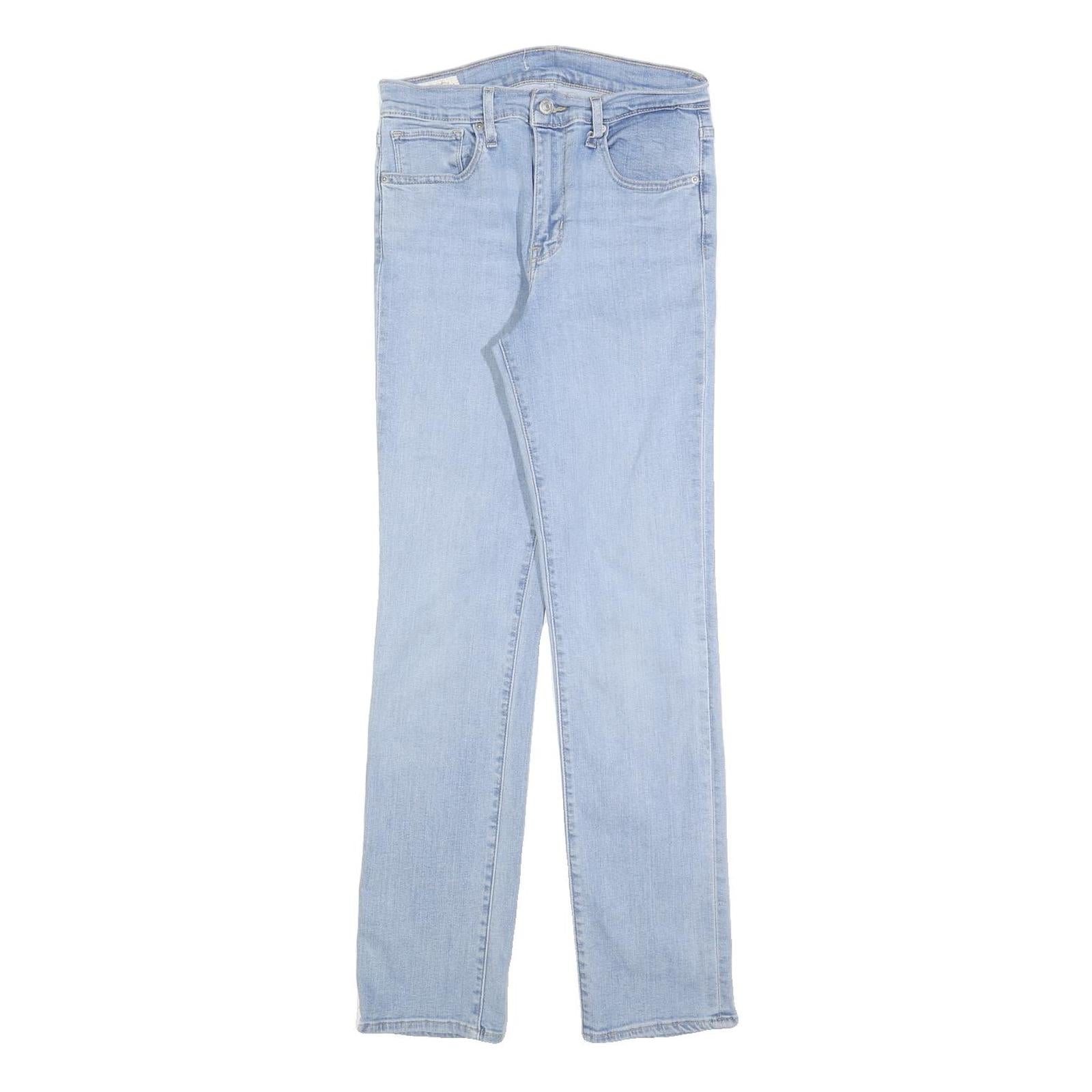 LEVI'S Big E Womens Slim Blue Denim Light W28 L30 Slim Fit Zip Jeans Refurbished - N/A refurbished available on Cerqular