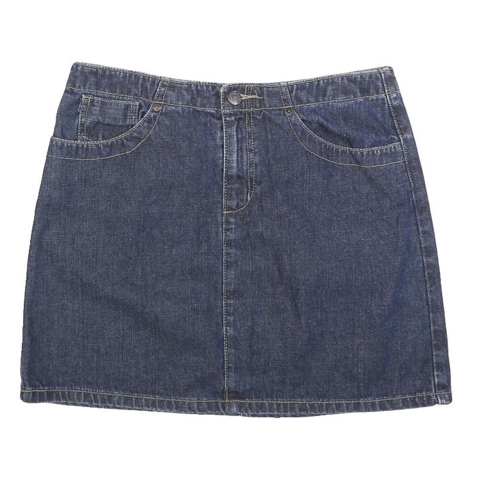 AMERICAN EAGLE Womens Blue Denim Mini Skirt Cotton Blend S Casual Summer Style Refurbished - N/A refurbished available on Cerqular