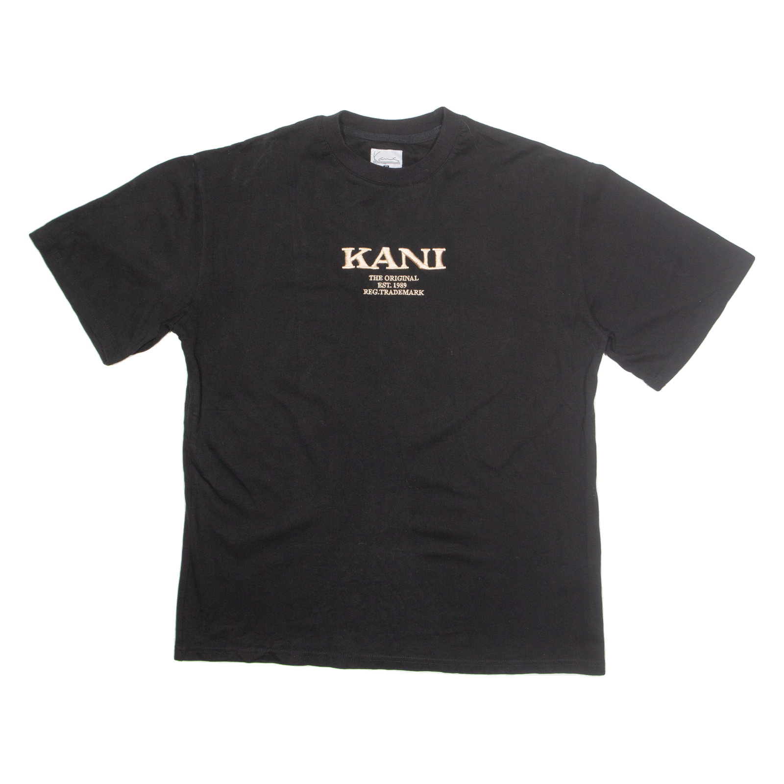 KARL KANI Mens T-Shirt Black S Refurbished - N/A refurbished available on Cerqular