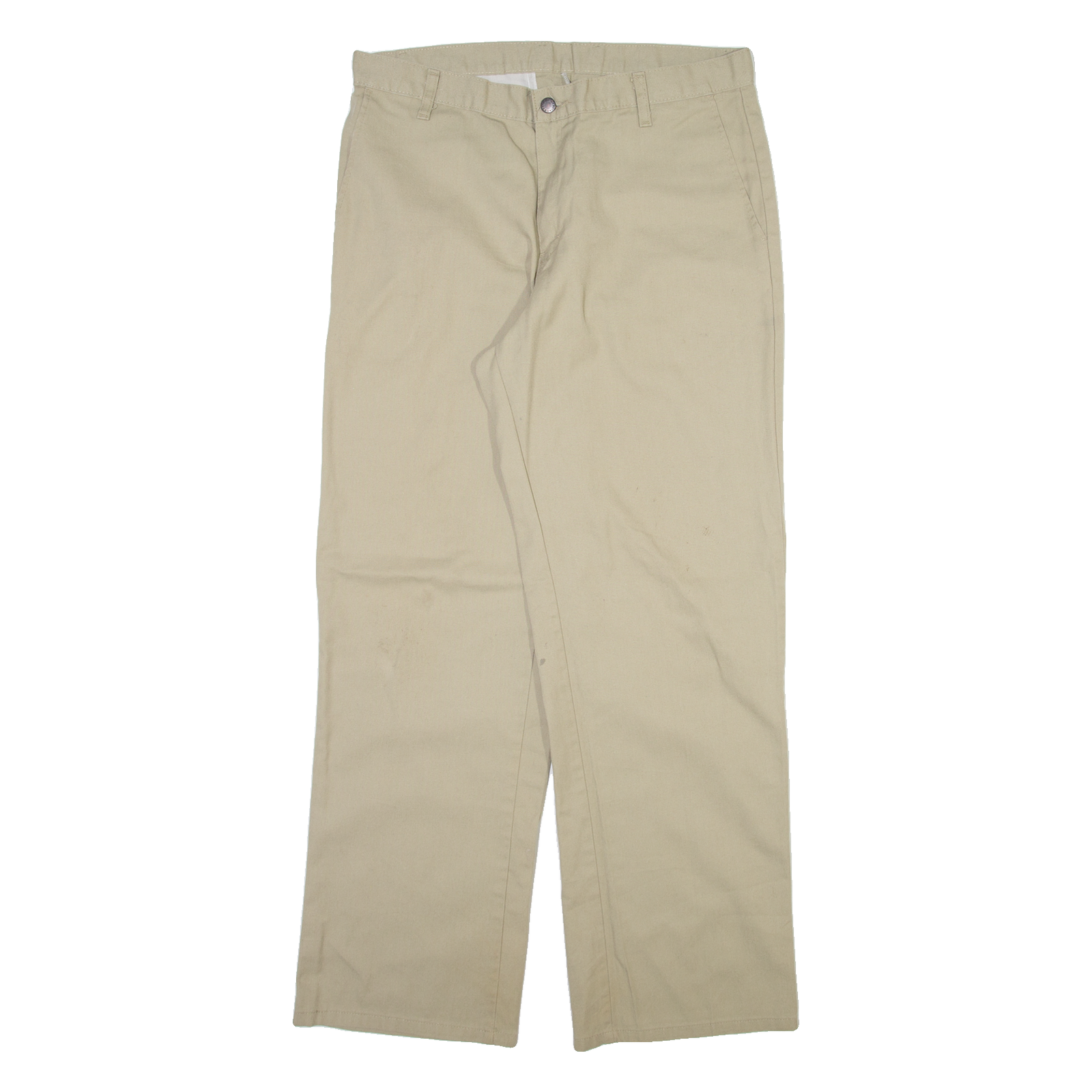 DICKIES Mens Trousers Beige Regular Straight W34 L32 Refurbished - N/A refurbished available on Cerqular