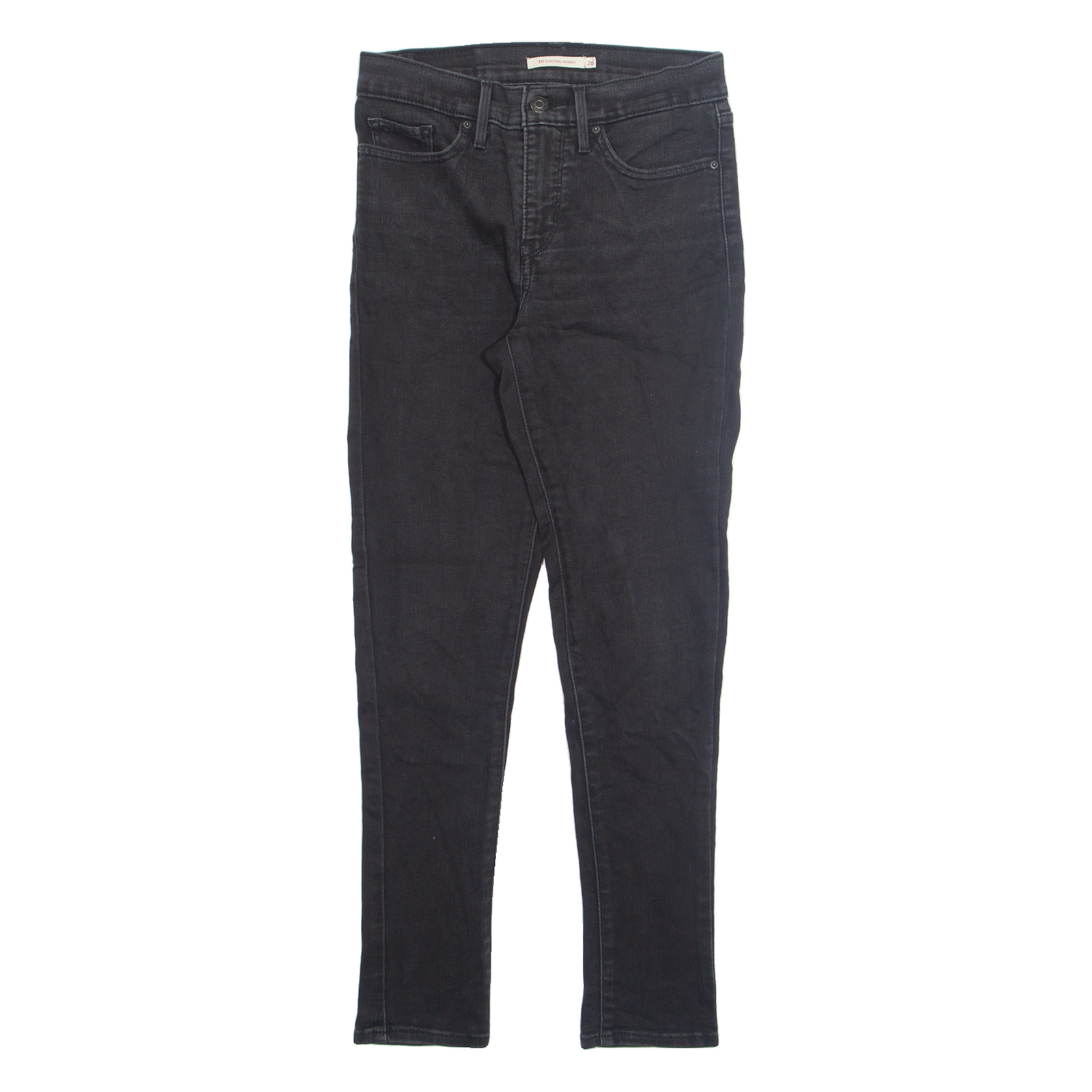 LEVI'S 311 Womens Jeans Black Slim Skinny W26 L30 Refurbished - N/A refurbished available on Cerqular