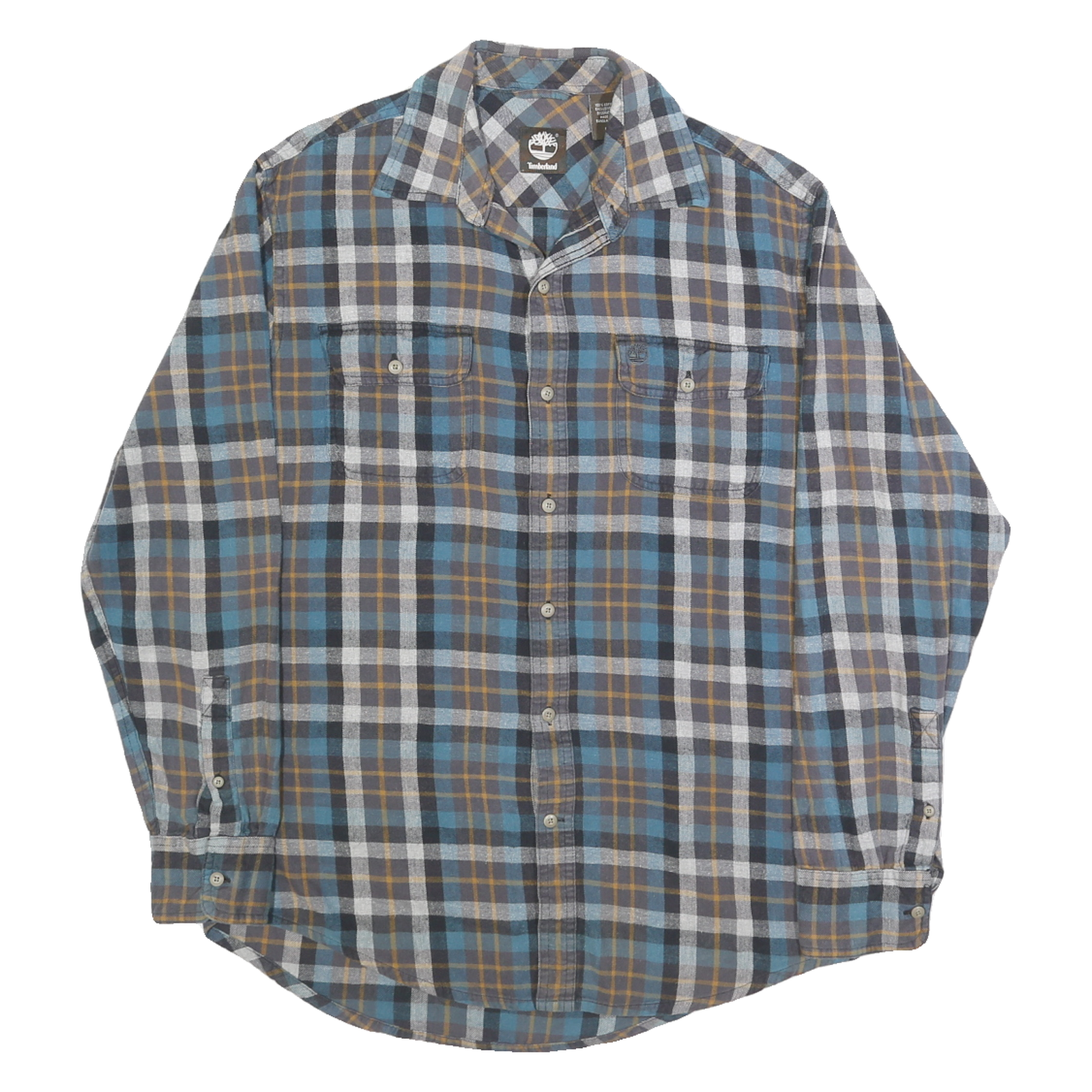 Buy TIMBERLAND Mens Blue Brown Check Shirt M Button Front Casual Cotton Refurbished - $24.69 TIMBERLAND Mens Blue Brown Check Shirt M Button Front Casual Cotton Refurbished - N/A refurbished available on Cerqular