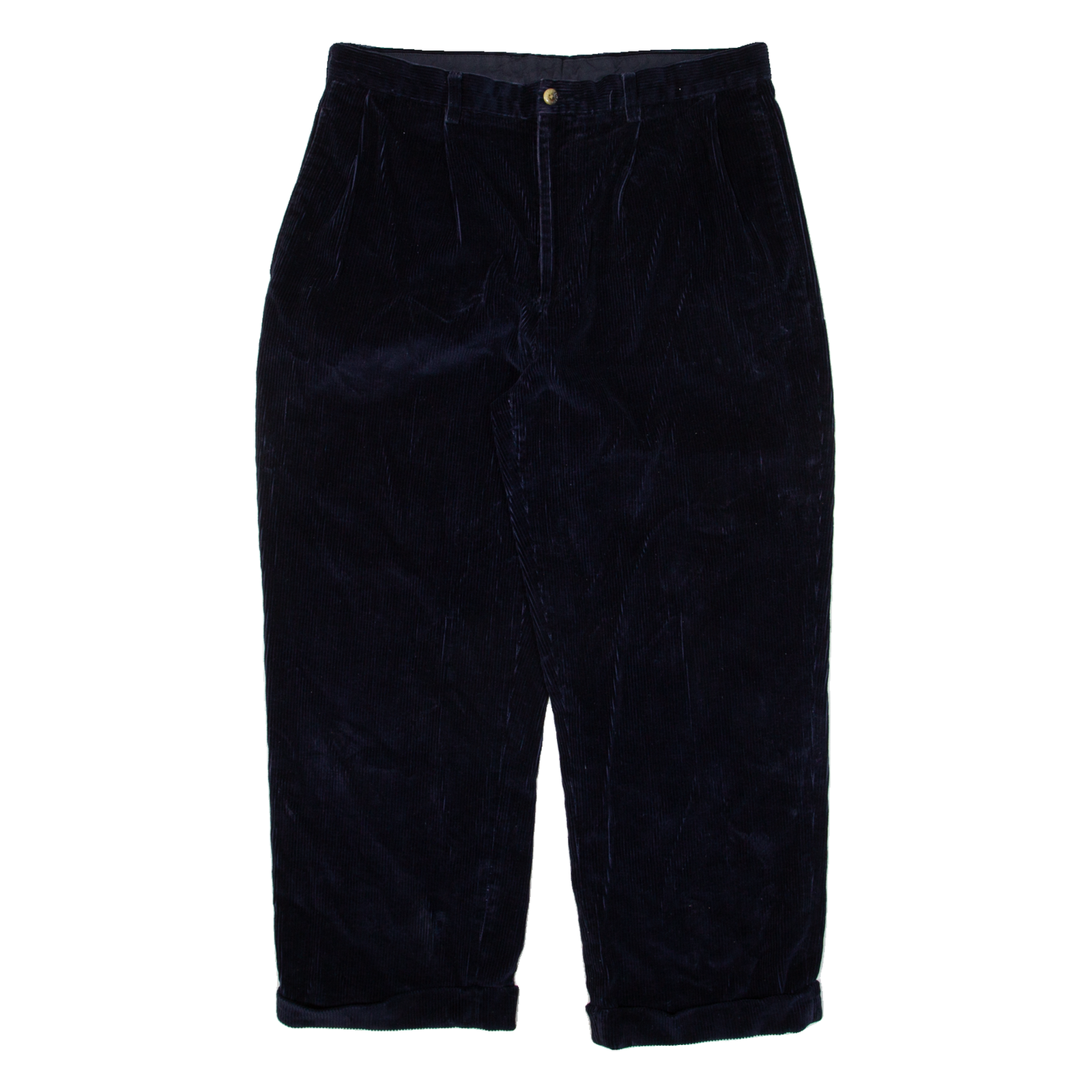 NAUTICA Mens Corduroy Trousers Blue Regular Straight W34 L25 Refurbished - N/A refurbished available on Cerqular