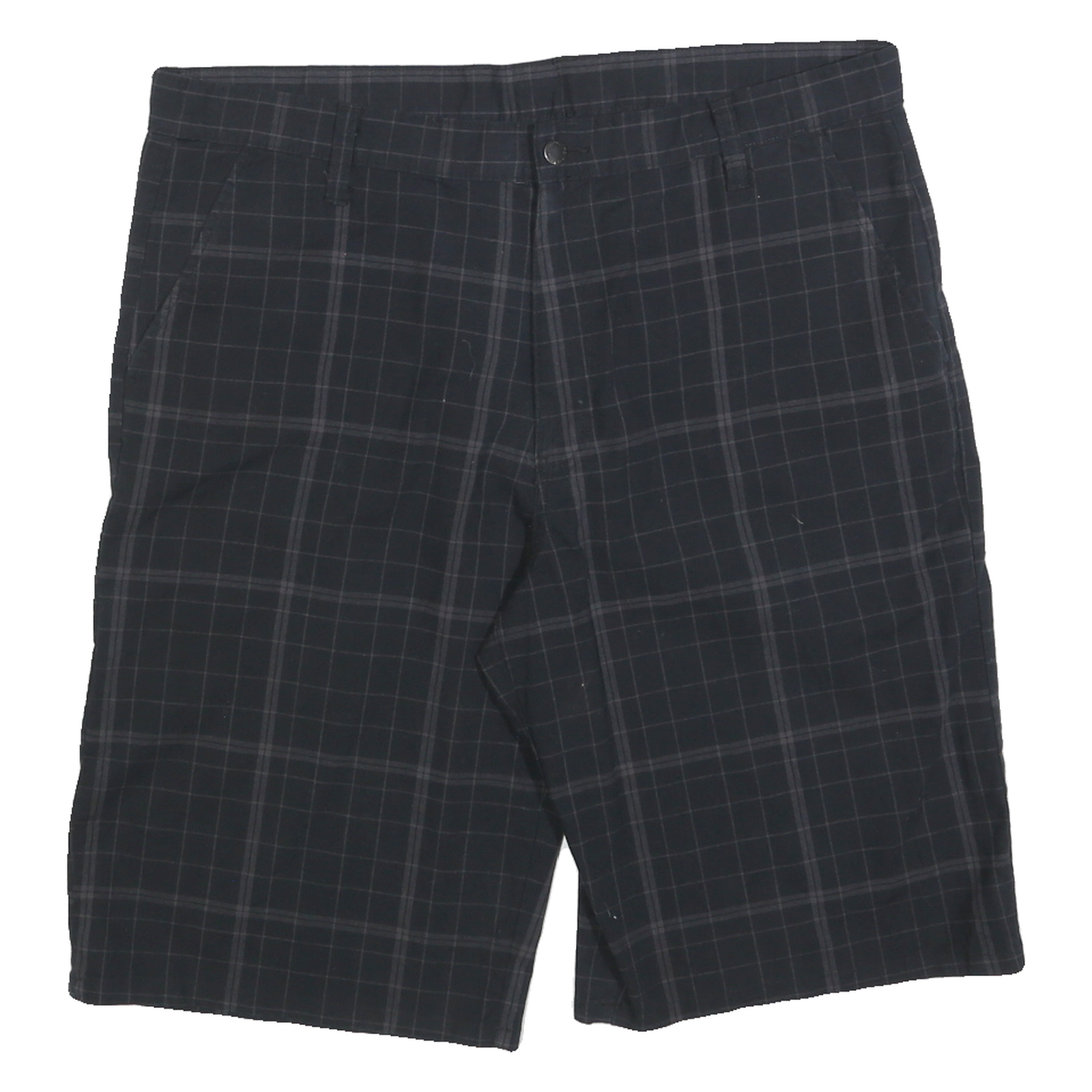 DICKIES Mens Black Casual Checked XL W40 Cotton Blend Shorts Zip Pockets Refurbished - N/A refurbished available on Cerqular