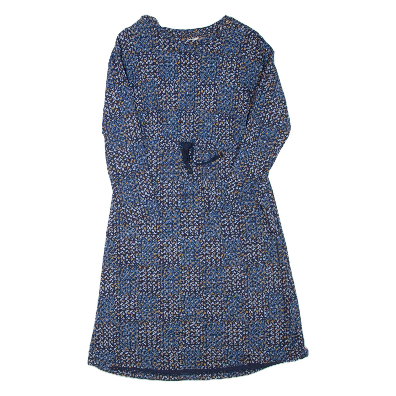 WHITE STUFF Womens Day Dress Blue Viscose Floral Long Sleeve Knee Length UK 8 Refurbished - N/A refurbished available on Cerqular