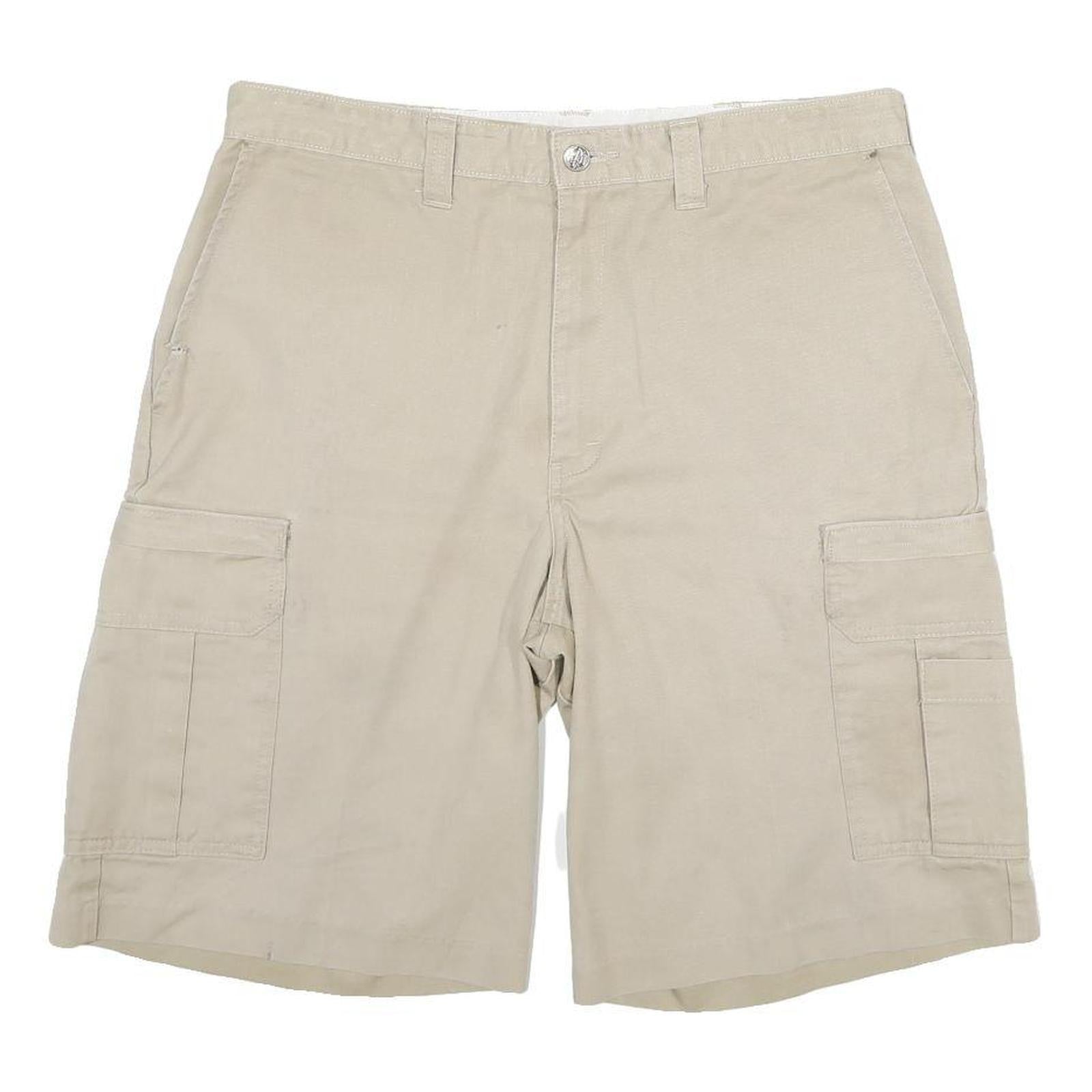 DICKIES Mens Shorts Beige Cargo Cotton Blend XL W34 Workwear Durable Refurbished - N/A refurbished available on Cerqular