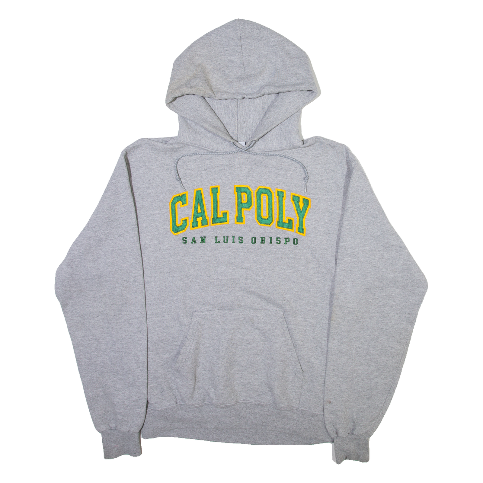 CHAMPION Calpoly San Luis Obispo Mens Grey Hoodie USA M Refurbished - N/A refurbished available on Cerqular