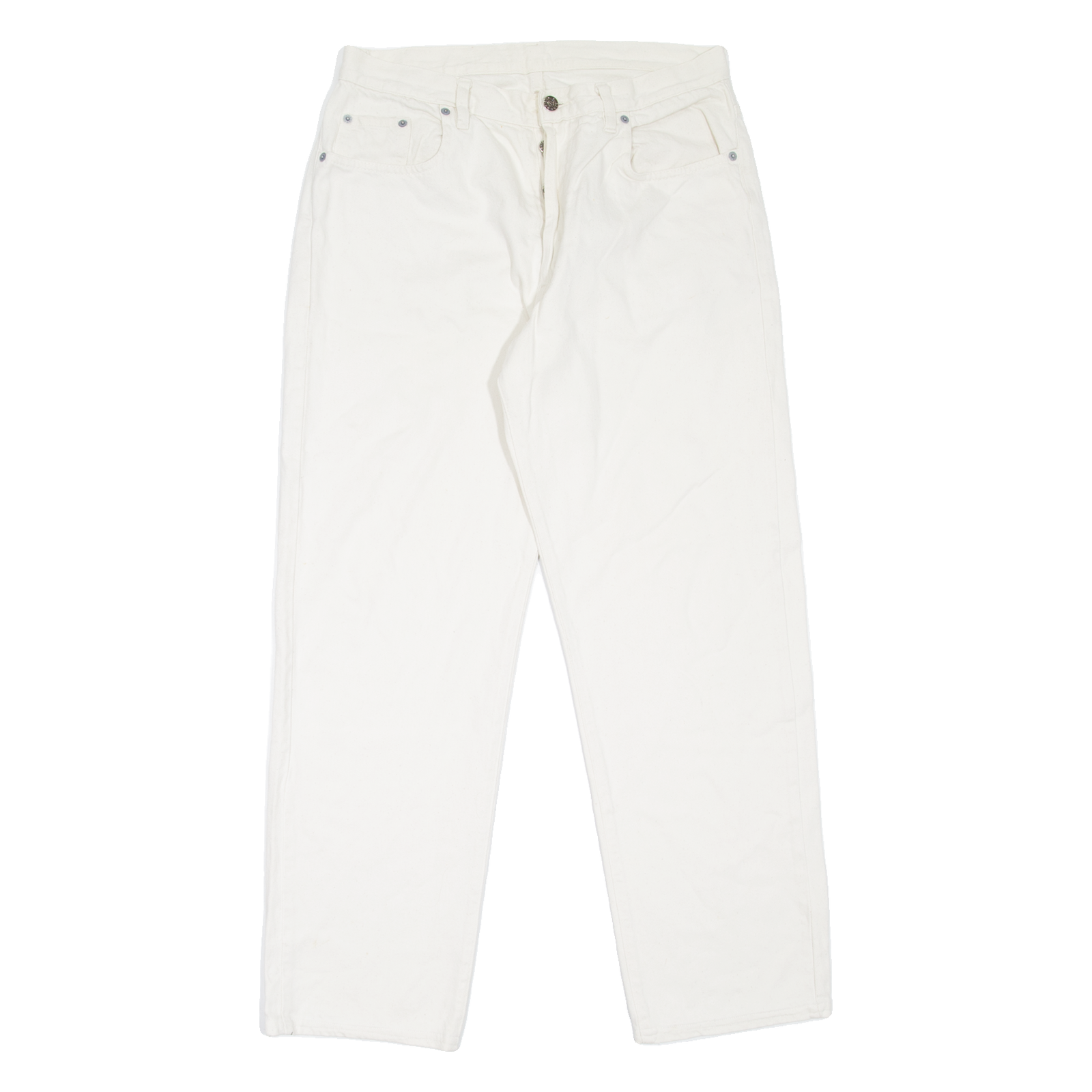 STANBY'S Mens Jeans Cream Regular Tapered W30 L28 Refurbished - N/A refurbished available on Cerqular