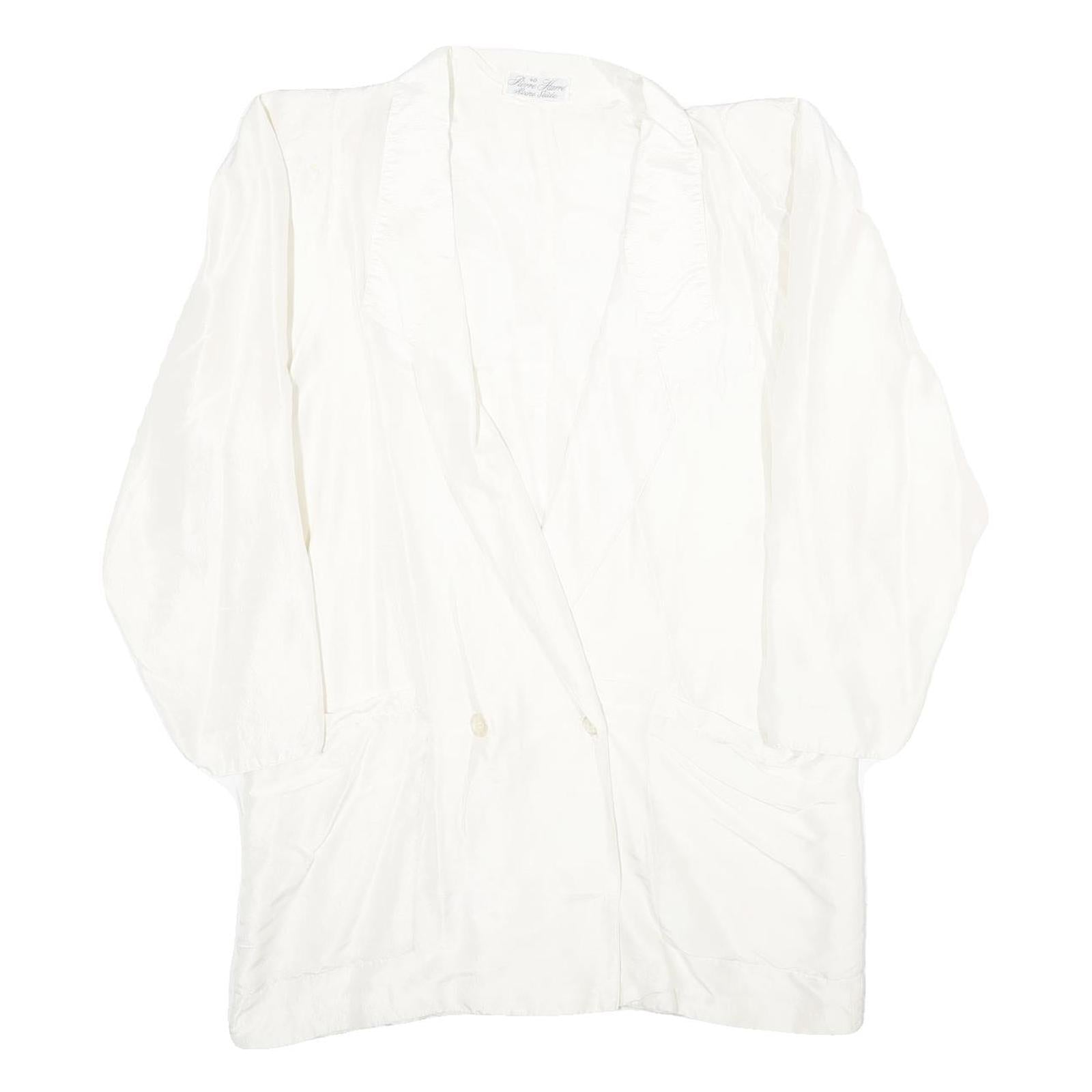 Buy PIERRE HARRE Womens White Silk Button Jacket UK 12 Regular Fit Long Sleeve Plain Refurbished - $37.69 PIERRE HARRE Womens White Silk Button Jacket UK 12 Regular Fit Long Sleeve Plain Refurbished - N/A refurbished available on Cerqular