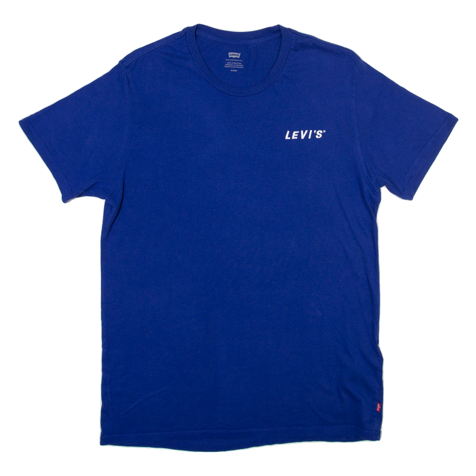 LEVI'S Mens T-Shirt Blue M Refurbished - N/A refurbished available on Cerqular