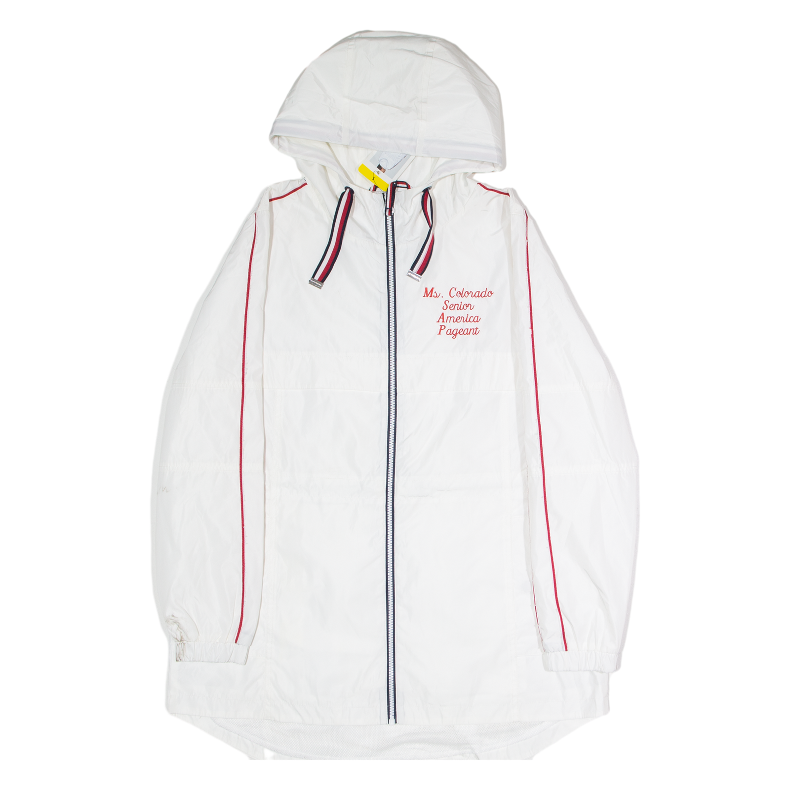 TOMMY HILFIGER Ms Colorado Senior America Pageant Womens Raincoat White S Refurbished - N/A refurbished available on Cerqular