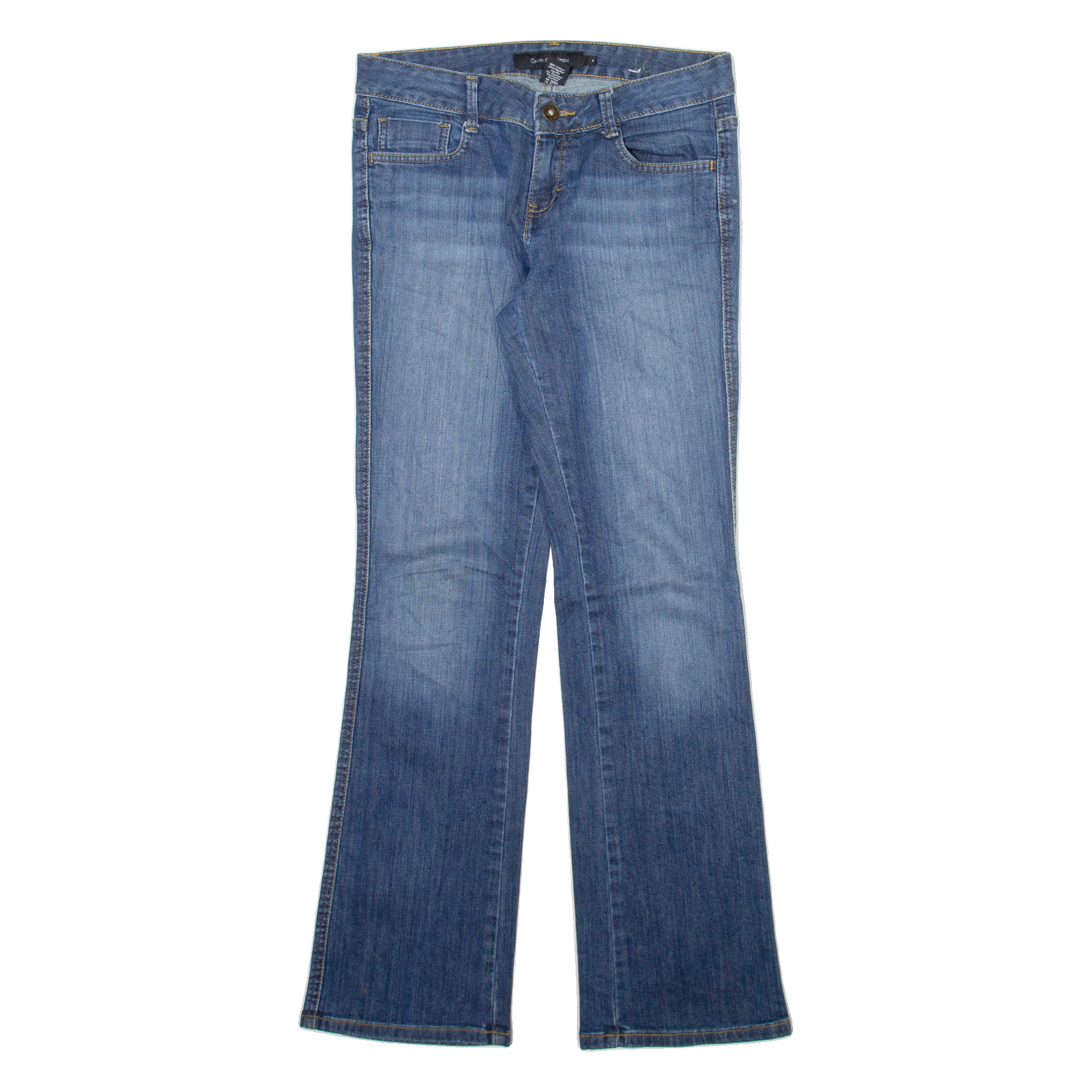 CALVIN KLEIN JEANS Womens Jeans Blue Regular Bootcut Stone Wash W30 L31 Refurbished - N/A refurbished available on Cerqular