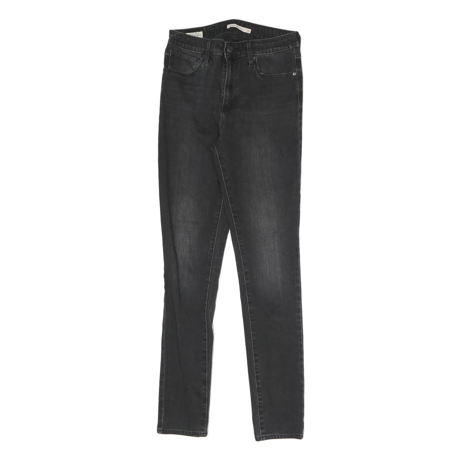 LEVI'S Womens Slim Black Jeans Denim W27 L29 Zip Comfort Stylish Refurbished - N/A refurbished available on Cerqular