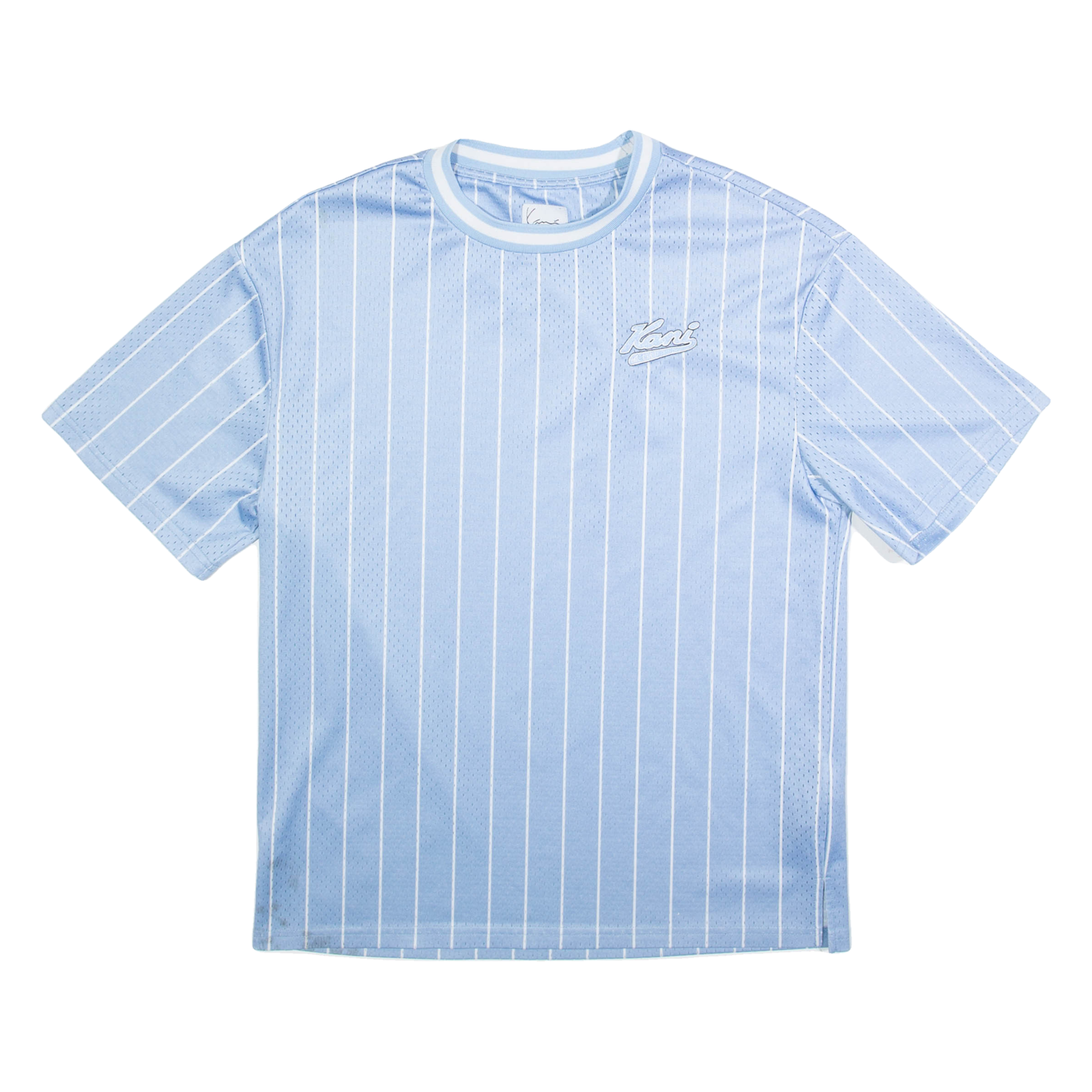 KARL KANI Mens Jersey Blue Crew Neck S Refurbished - N/A refurbished available on Cerqular