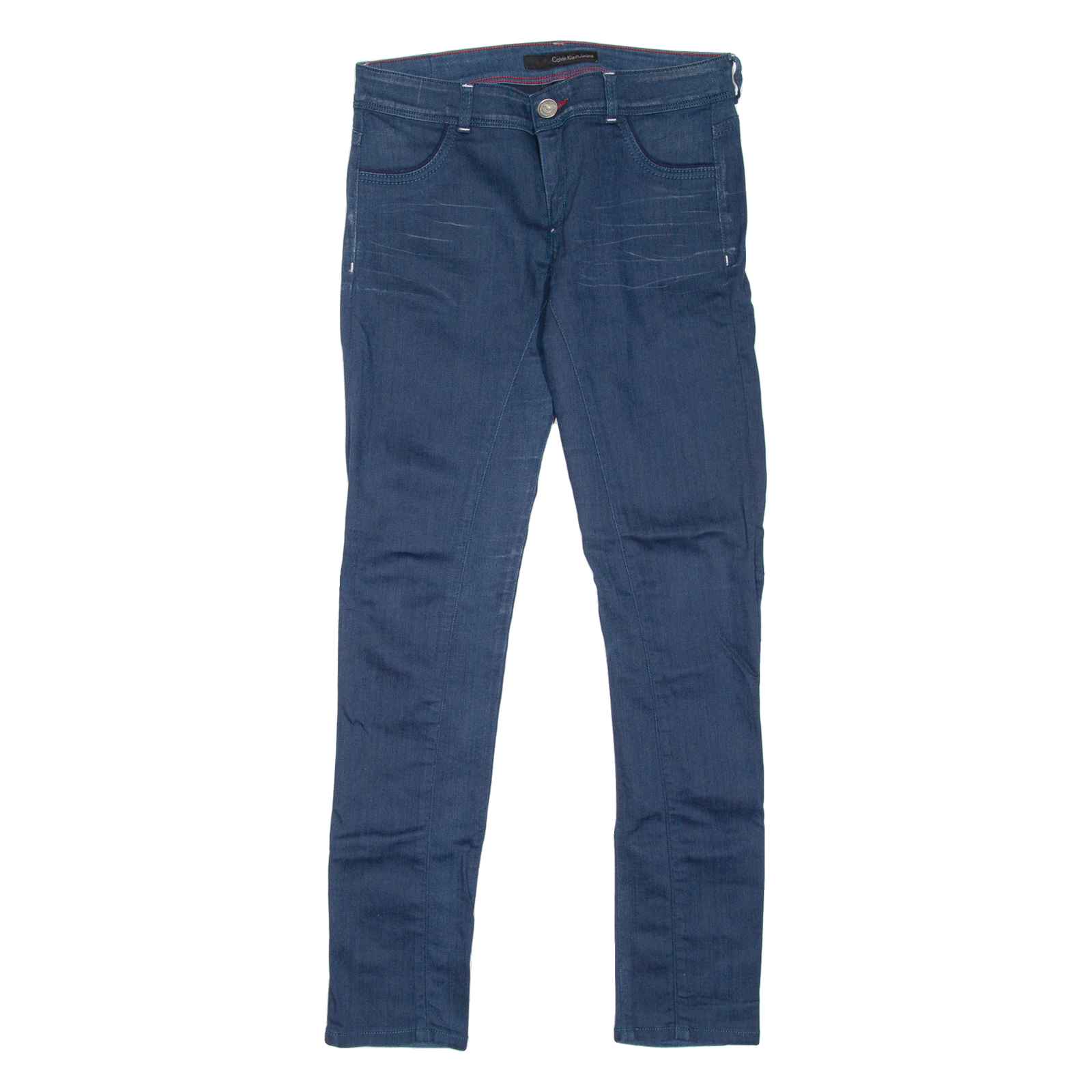 CALVIN KLEIN JEANS Womens Jeans Blue Slim Jegging W28 L30 Refurbished - N/A refurbished available on Cerqular