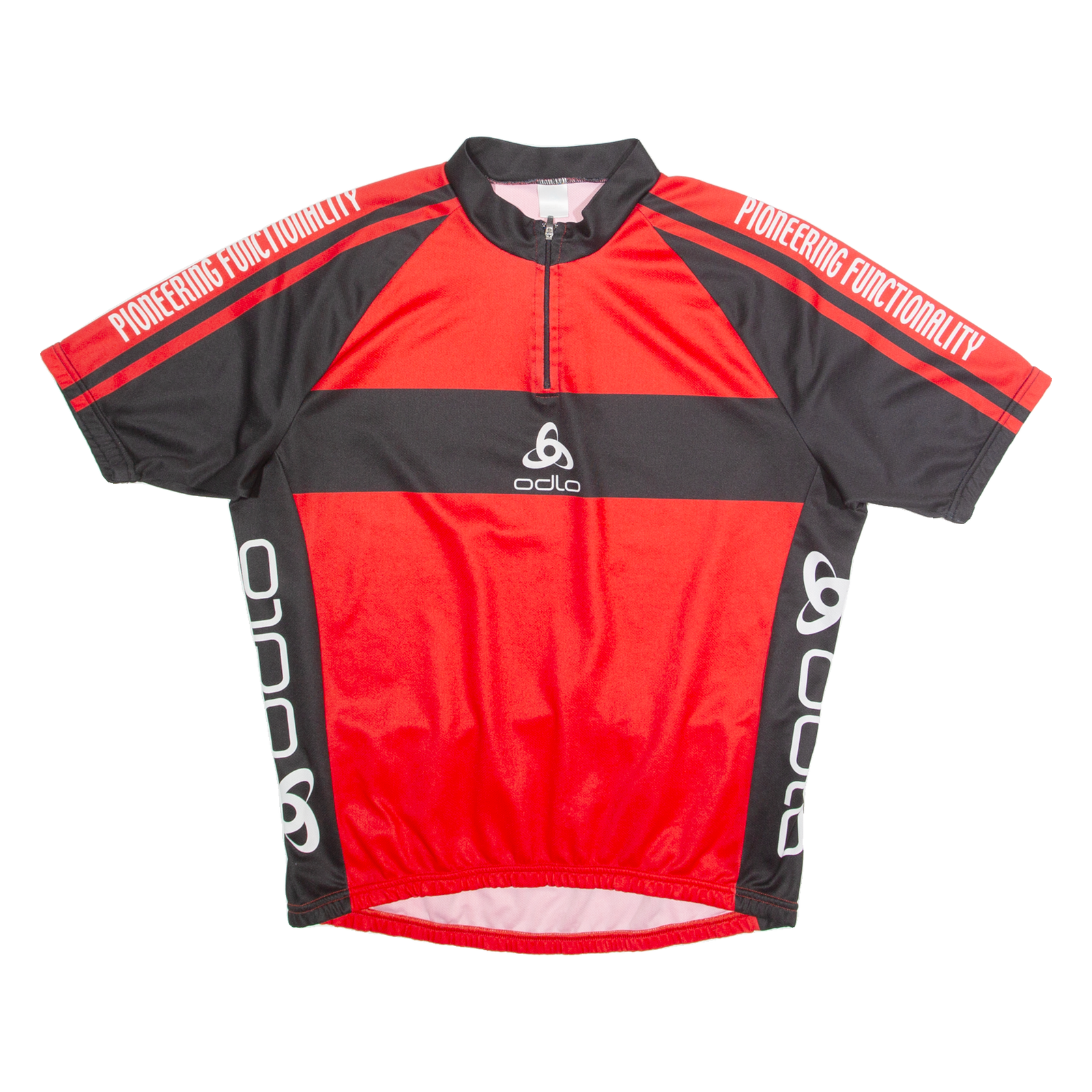 ODLO Cycling Mens Jersey Red 1/4 Zip XL Refurbished - N/A refurbished available on Cerqular