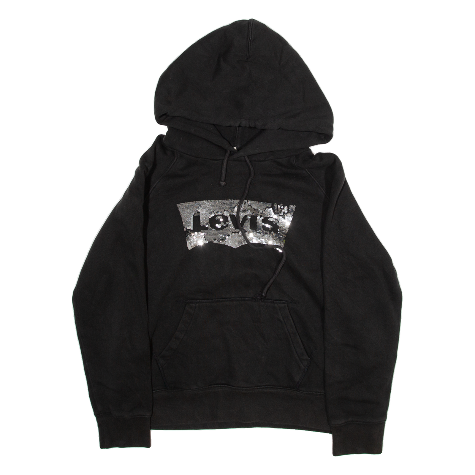 LEVI'S Mens Black Hoodie S Refurbished - N/A refurbished available on Cerqular