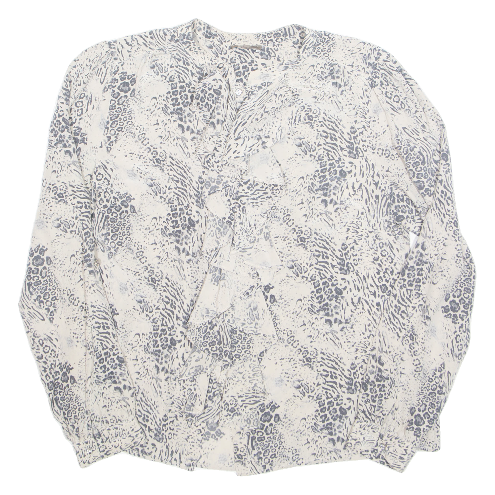 Buy JJB BENSON Womens Printed Blouse Cream Long Sleeve Faux Silk Animal Print M Refurbished - $16.89 JJB BENSON Womens Printed Blouse Cream Long Sleeve Faux Silk Animal Print M Refurbished - N/A refurbished available on Cerqular