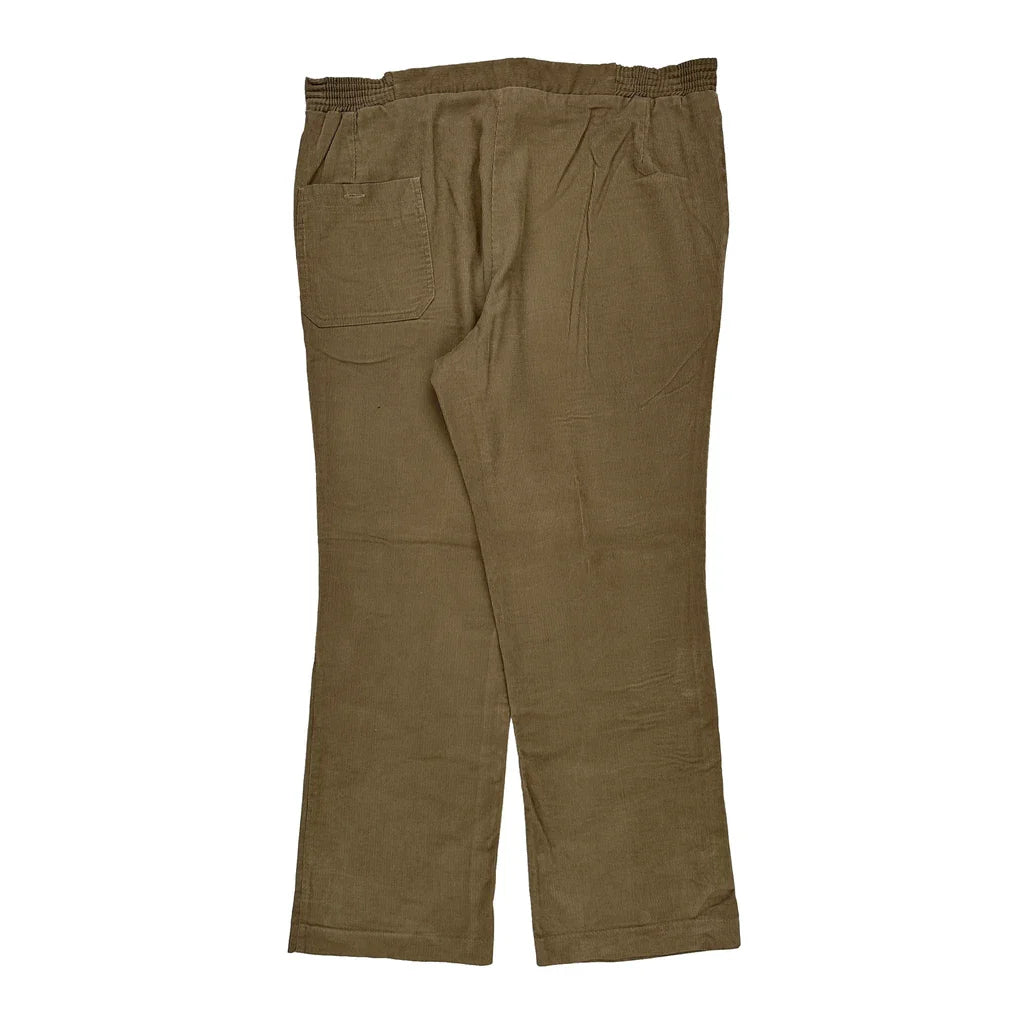 Buy Izod Cord Trousers - 38″ Waist Brown Cotton Refurbished - $46.89 Izod Cord Trousers - 38″ Waist Brown Cotton Refurbished - Thrifted (note: this is a term often used to describe second- refurbished available on Cerqular