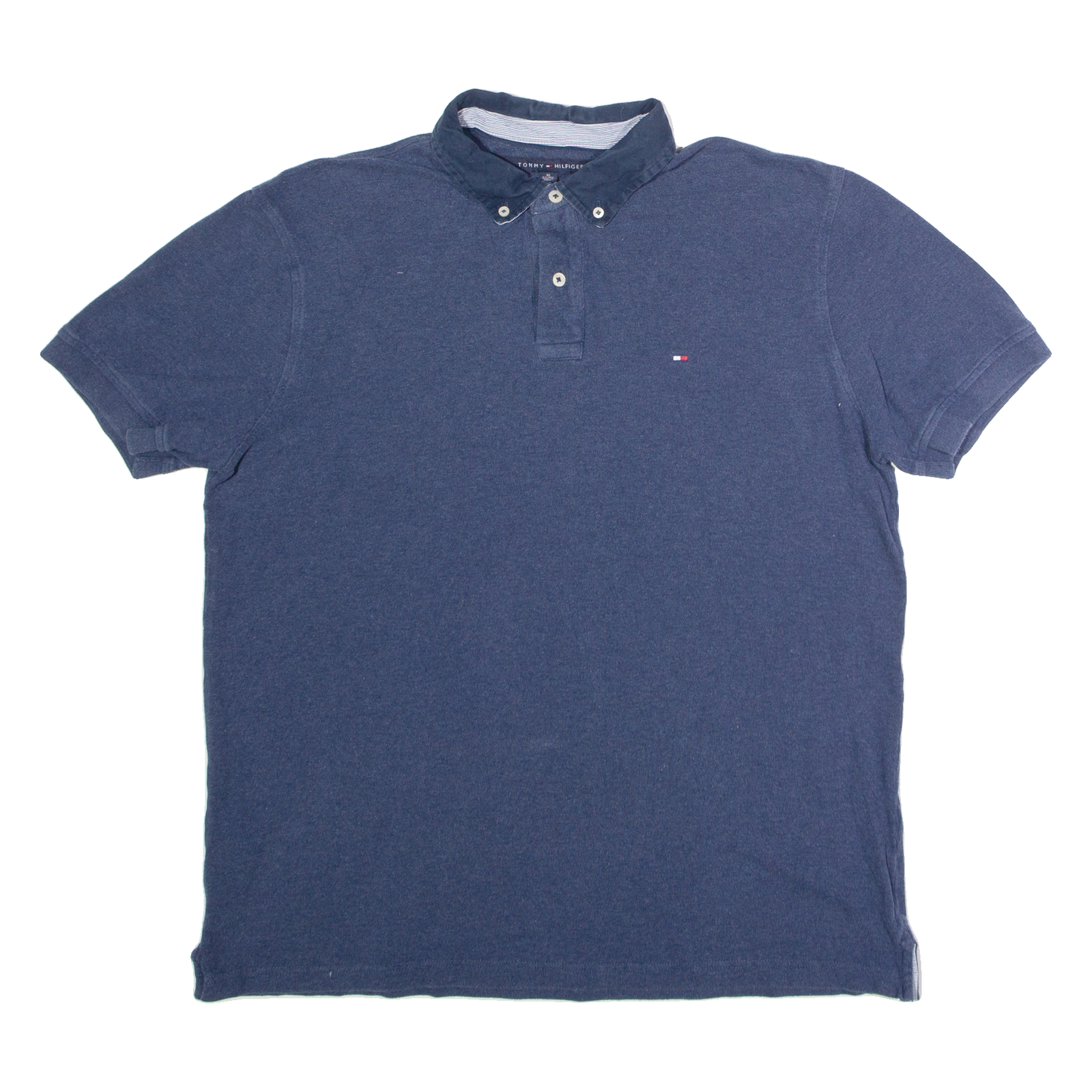 TOMMY HILFIGER Custom Fit Mens Polo Shirt Blue XL Refurbished - N/A refurbished available on Cerqular