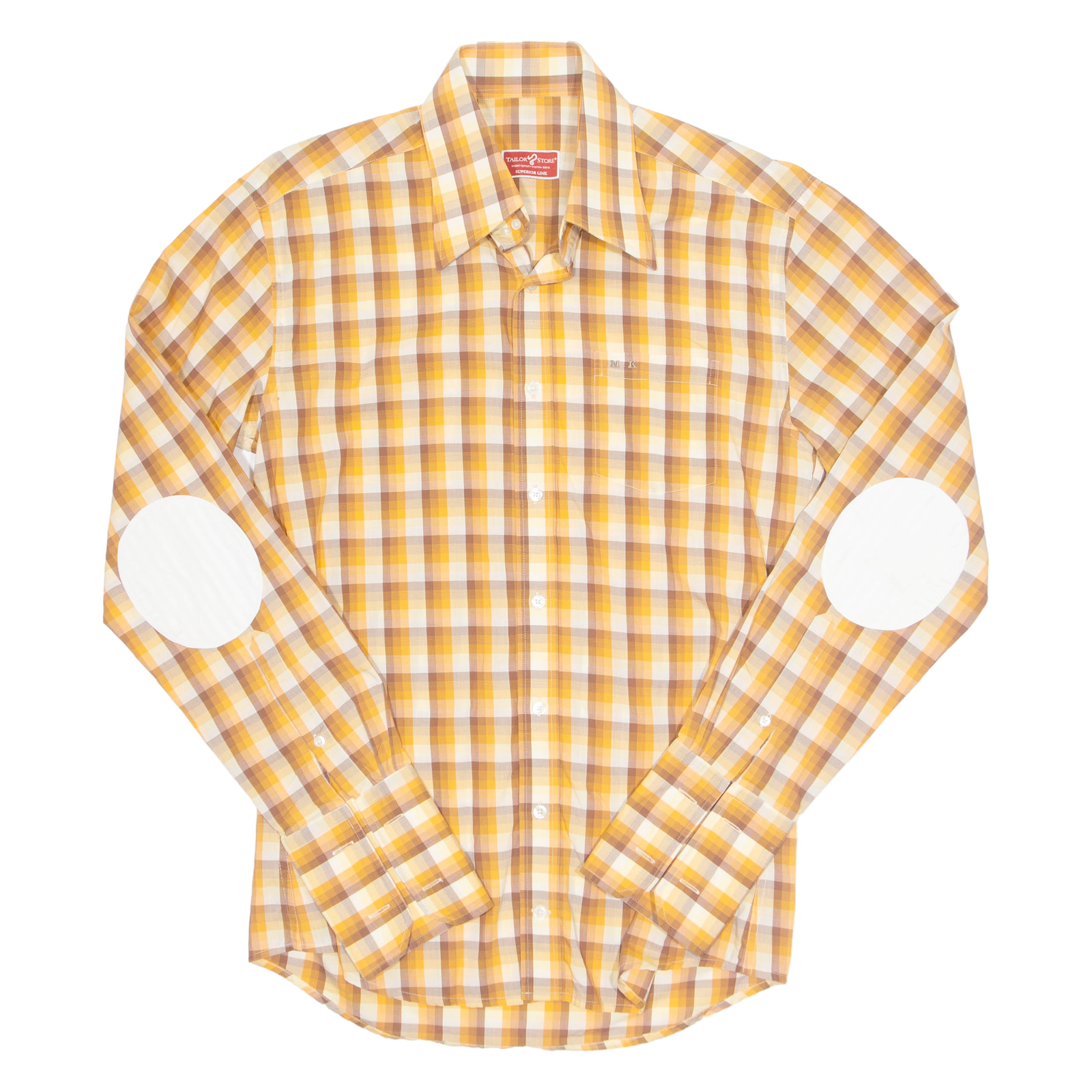 Buy TAILOR STORES Mens Shirt Orange Check Long Sleeve L Refurbished - $18.19 TAILOR STORES Mens Shirt Orange Check Long Sleeve L Refurbished - N/A refurbished available on Cerqular