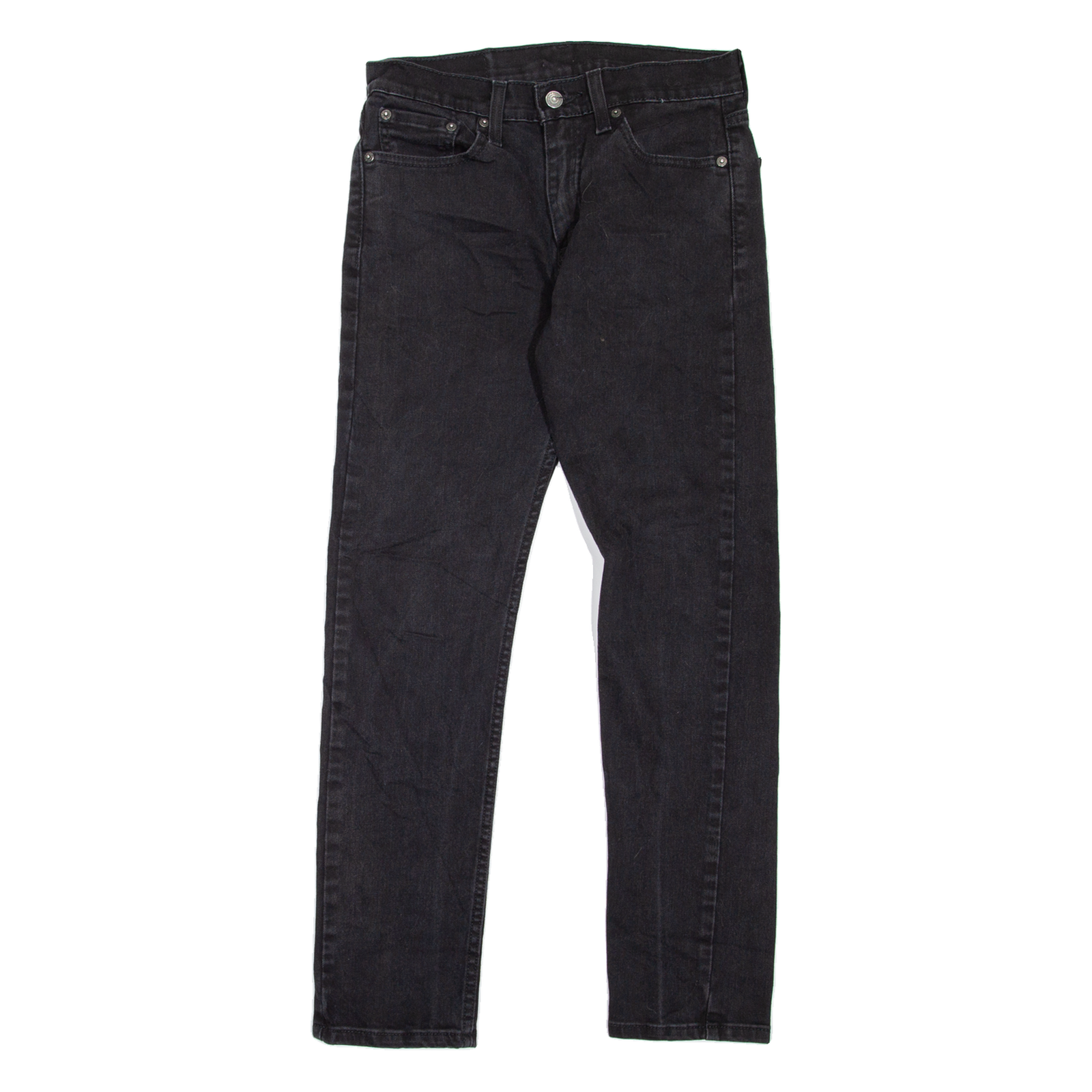 LEVI'S 502 Jeans Mens Black Regular Tapered W28 L27 Refurbished - N/A refurbished available on Cerqular