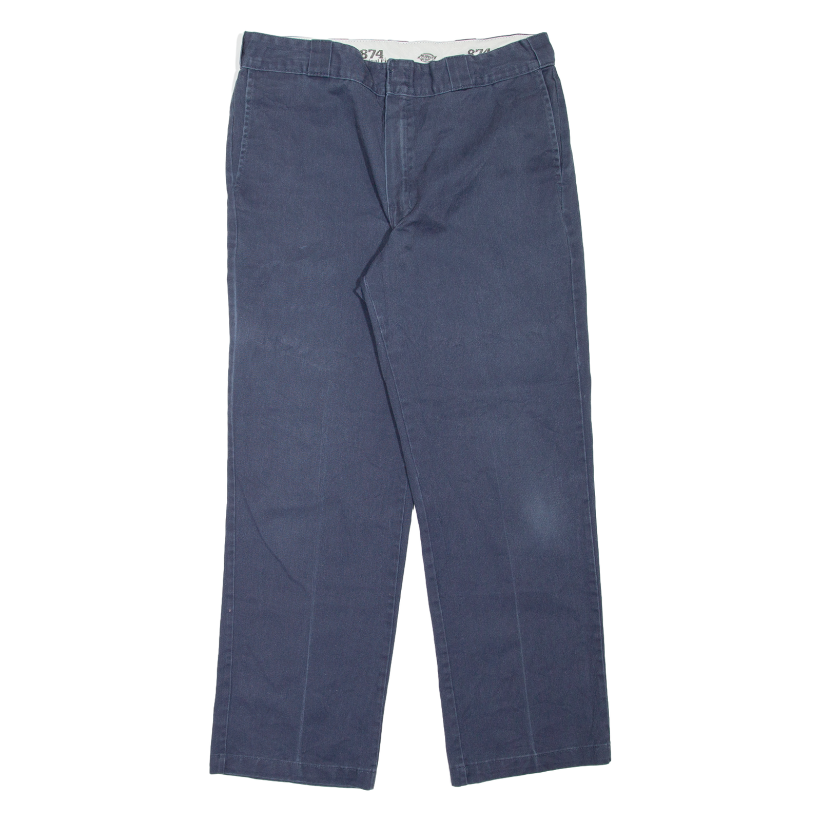DICKIES 874 Workwear Mens Trousers Blue Regular Straight W34 L29 Refurbished - N/A refurbished available on Cerqular