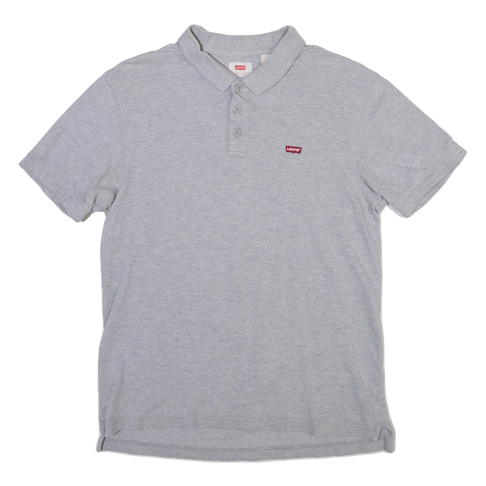 LEVI'S Mens Polo Shirt Grey S Refurbished - N/A refurbished available on Cerqular