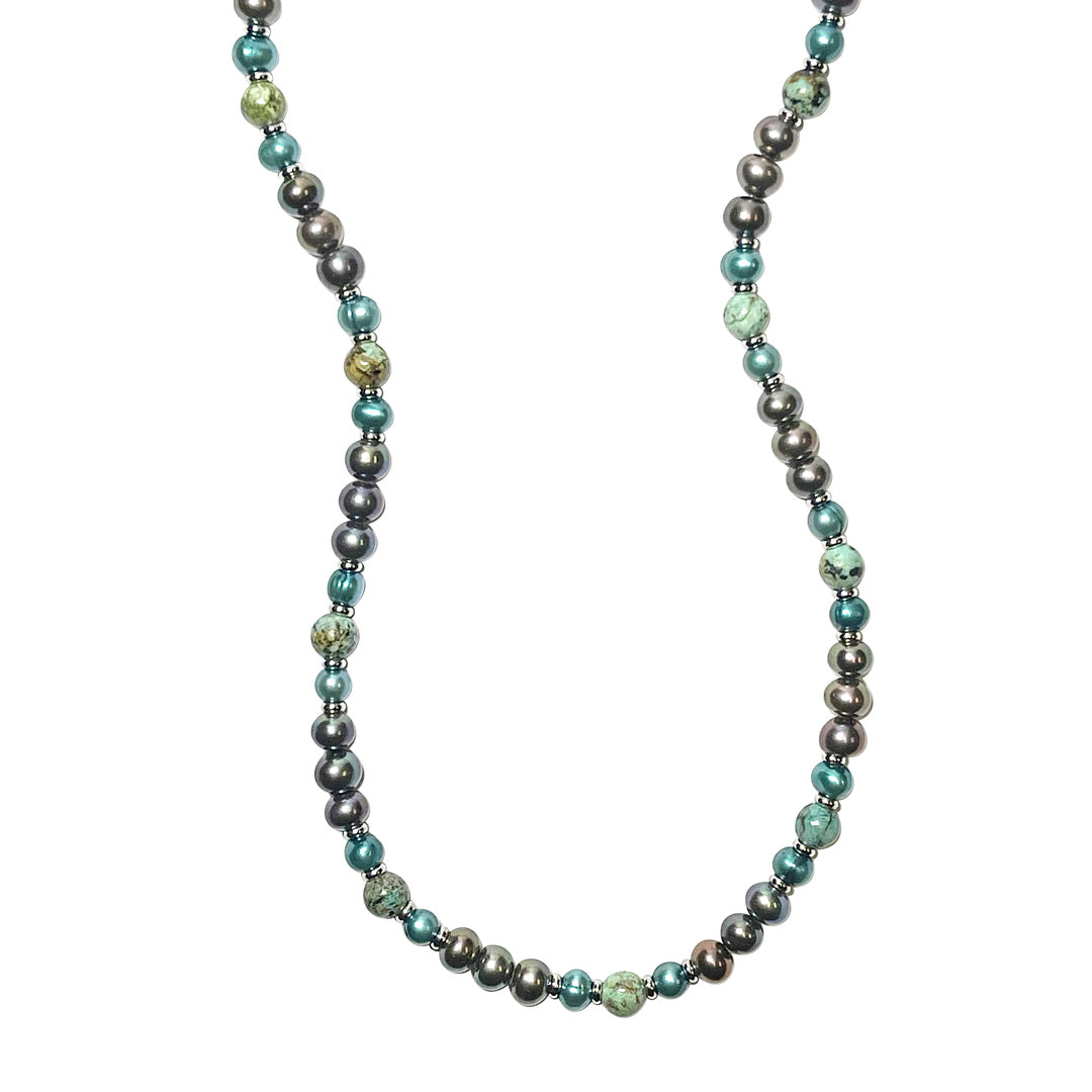 Gemstone Pearl Necklace Refurbished - N/A (Note: There is no well-known brand with this name refurbished available on Cerqular