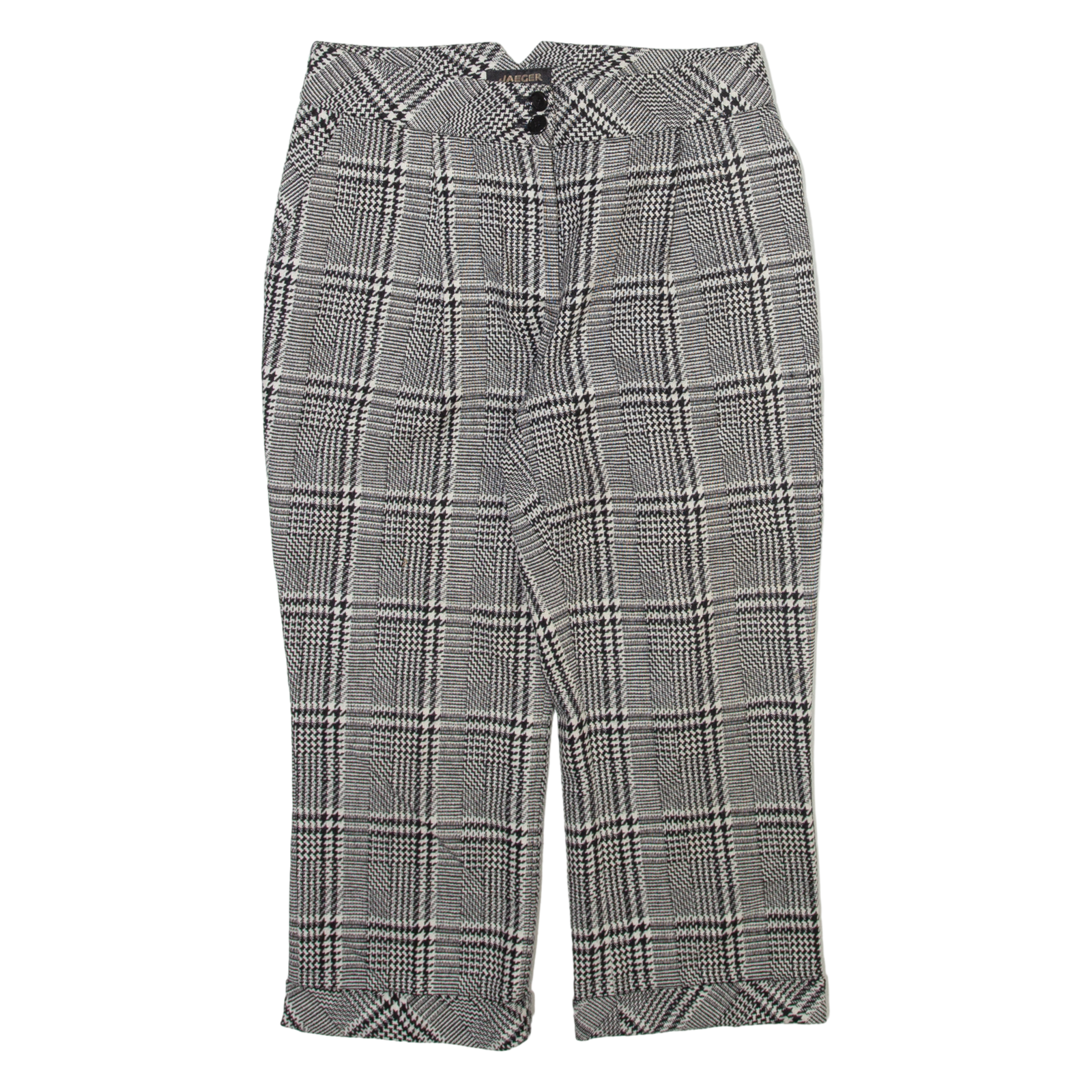 JAEGER Womens Trousers Grey Regular Straight Wool W30 L22 Refurbished - N/A refurbished available on Cerqular