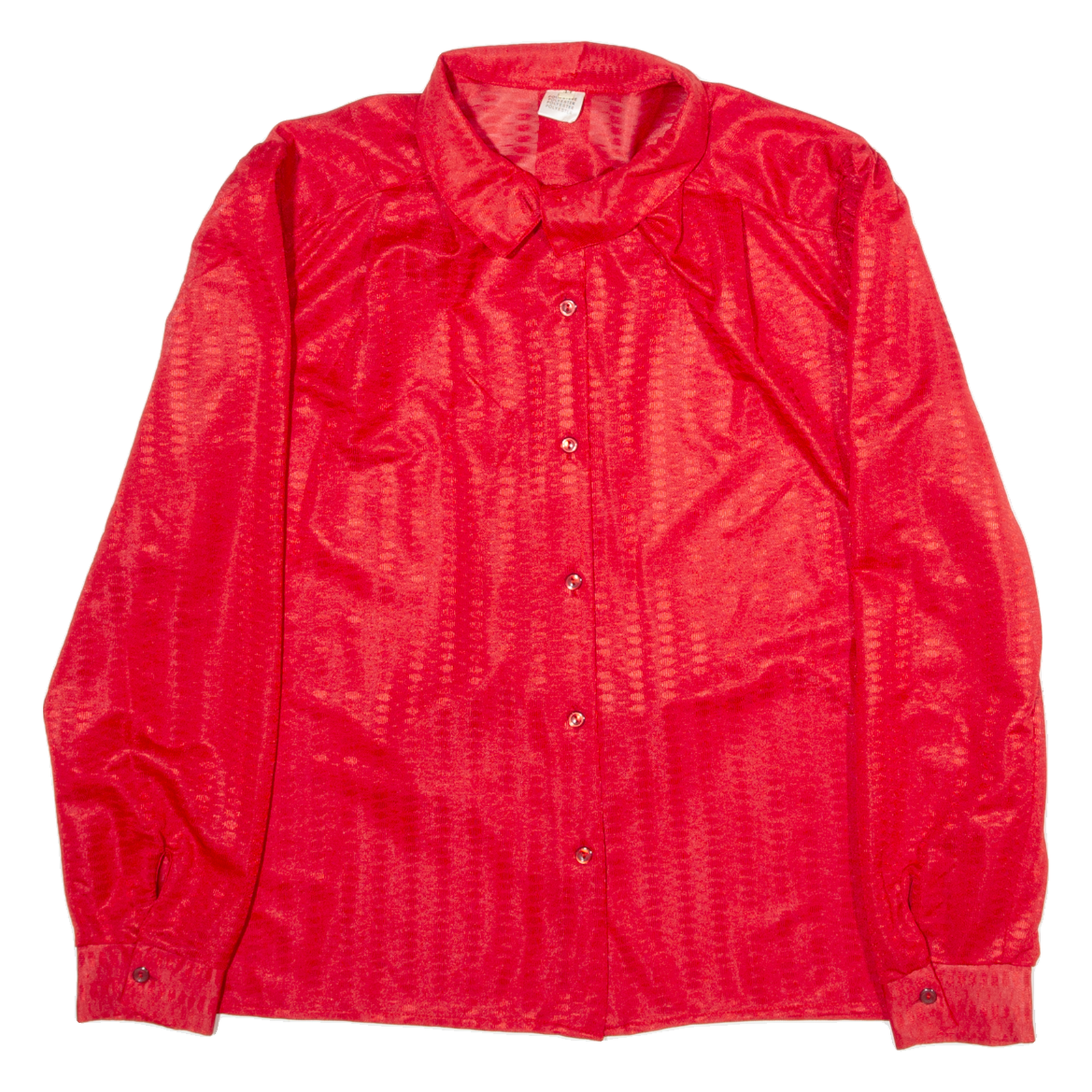 Womens Shirt Red Collared Long Sleeve M Refurbished - N/A refurbished available on Cerqular