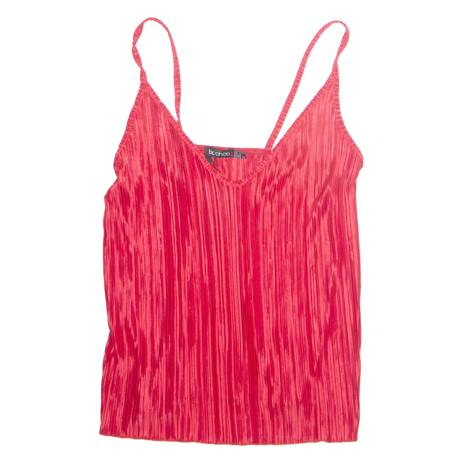 BOOHOO Womens Camisole Top Red Sleeveless M Refurbished - N/A refurbished available on Cerqular