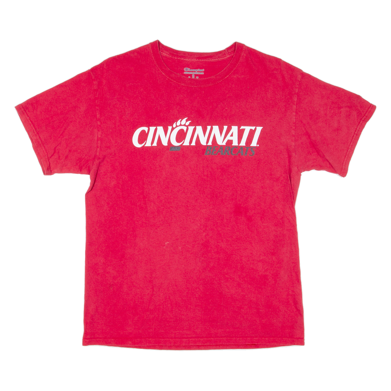 CHAMPION Bearcats Mens T-Shirt Red USA M Refurbished - N/A refurbished available on Cerqular
