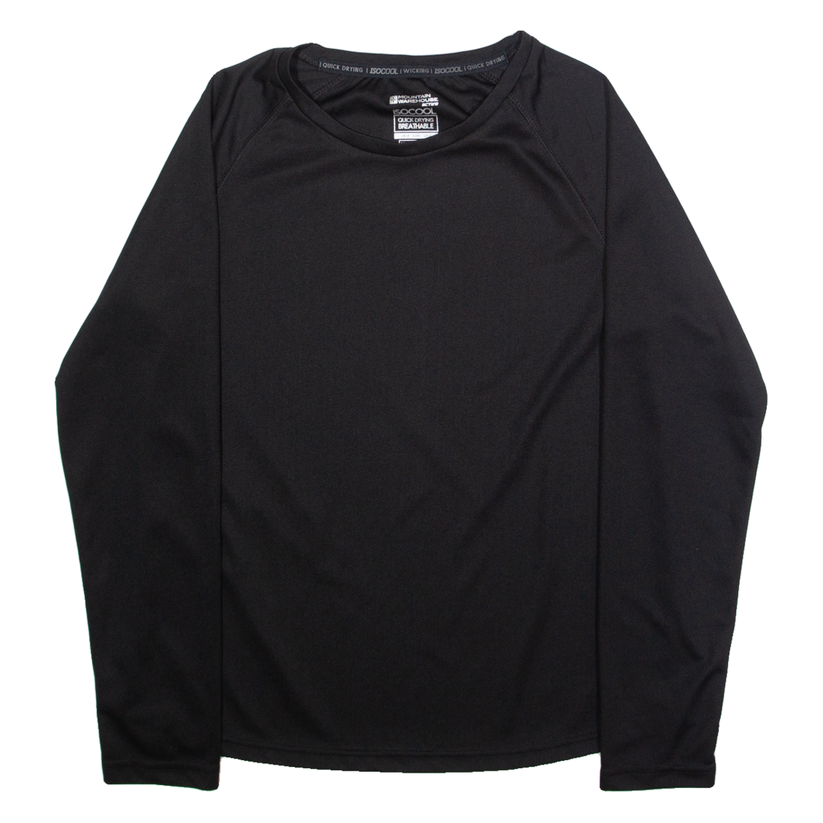 MOUNTAIN WAREHOUSE Womens T-Shirt Black Long Sleeve M Refurbished - N/A refurbished available on Cerqular