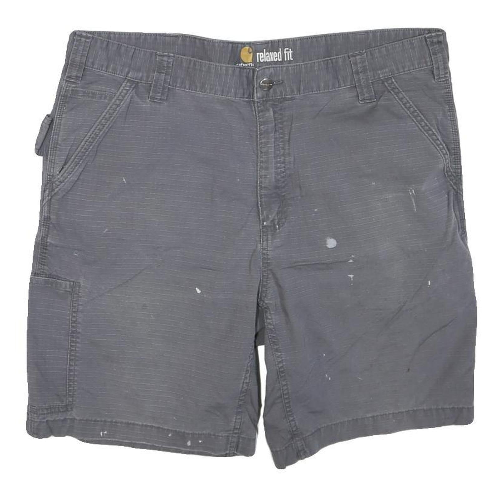 CARHARTT Mens Shorts Grey Relaxed Fit Cargo XL W40 Workwear Utility Durable Refurbished - N/A refurbished available on Cerqular