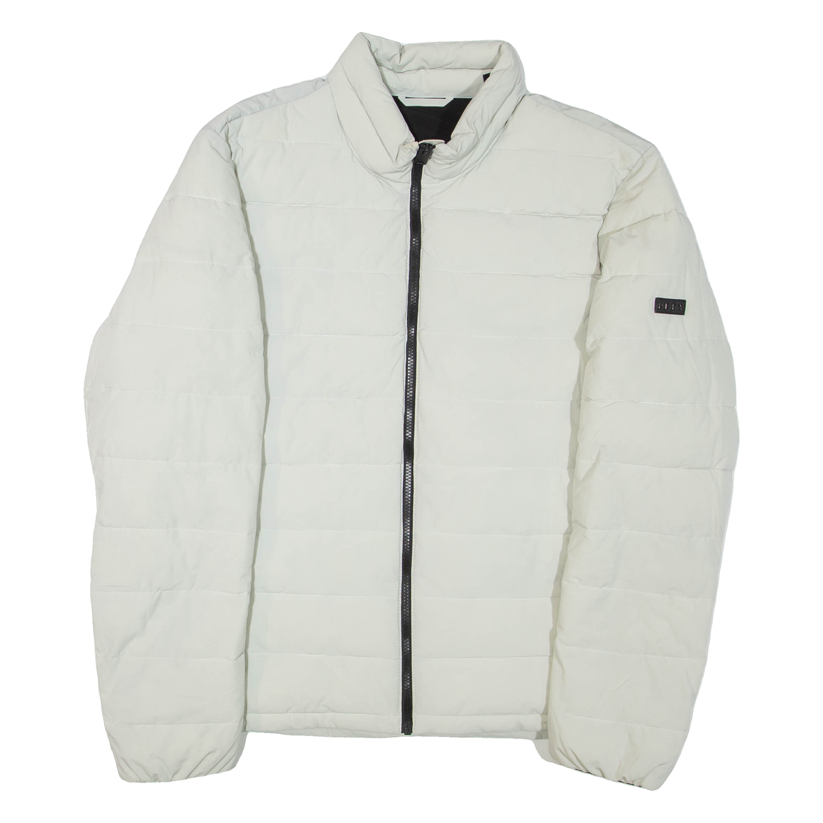 DKNY Mens Puffer Jacket Grey L Refurbished - N/A refurbished available on Cerqular