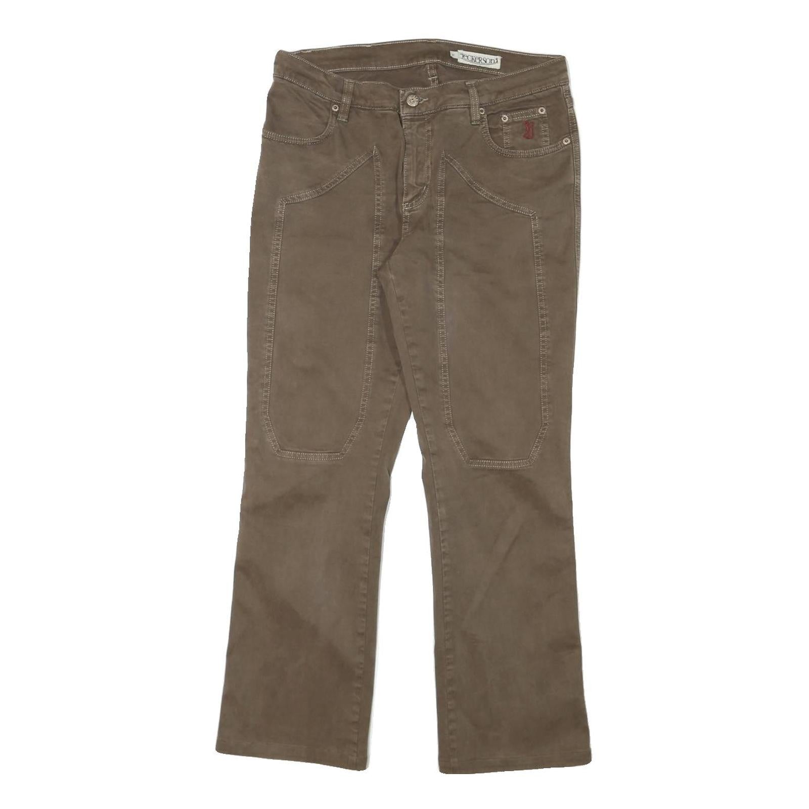 Buy JECKERSON Womens Cotton Blend Brown Regular Straight Trousers W31 L28 Classic Refurbished - $45.49 JECKERSON Womens Cotton Blend Brown Regular Straight Trousers W31 L28 Classic Refurbished - N/A refurbished available on Cerqular