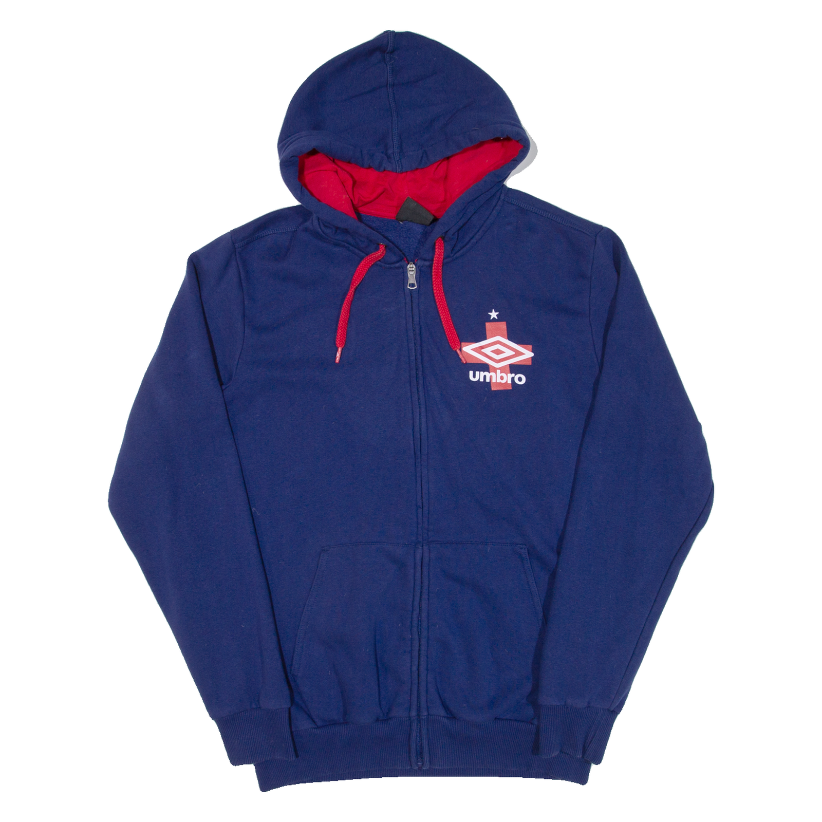 UMBRO Mens Blue Hoodie Full Zip L Refurbished - N/A refurbished available on Cerqular