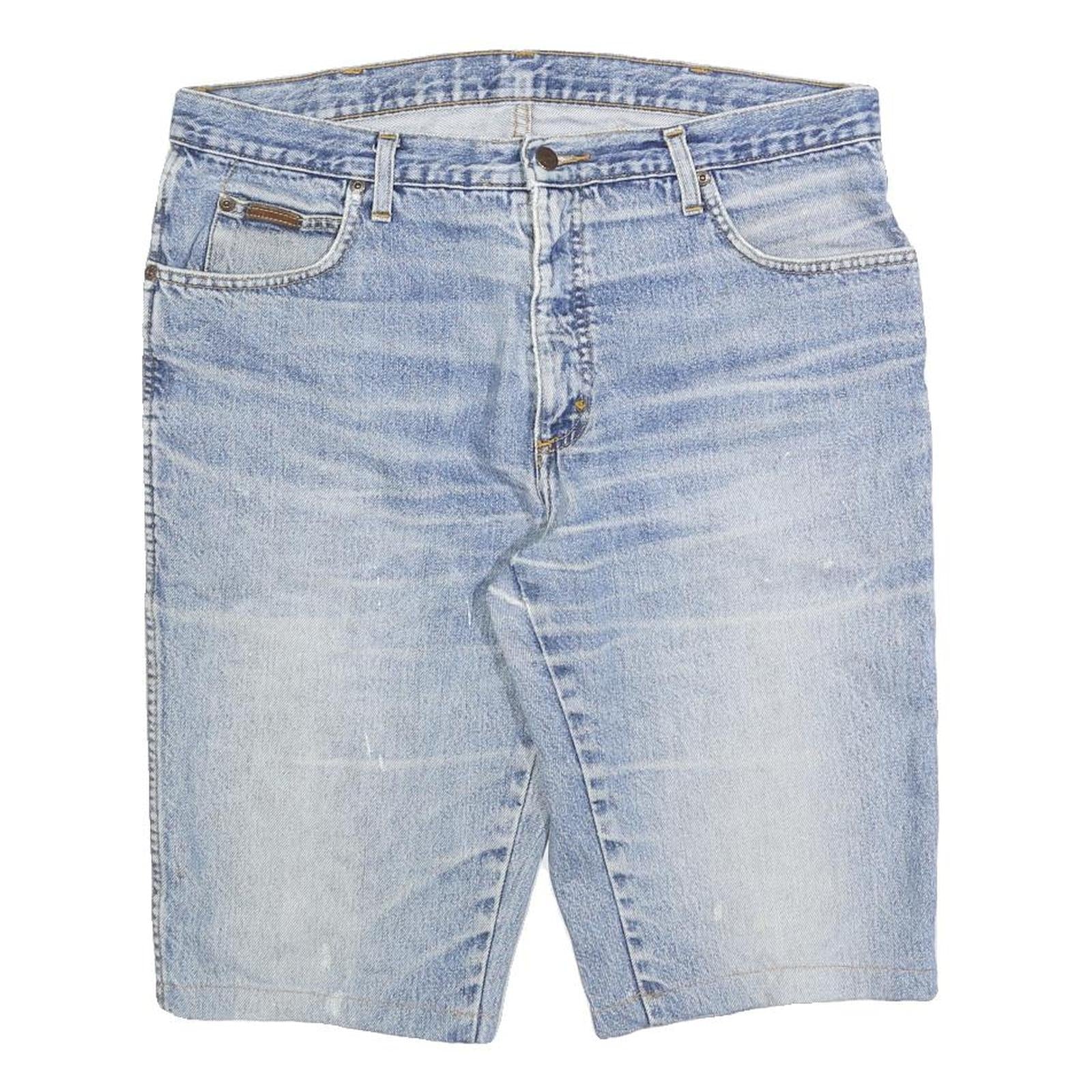 Buy WRANGLER Mens Denim Blue Casual Shorts L W36 Cotton Blend Classic Fit Refurbished - $25.99 WRANGLER Mens Denim Blue Casual Shorts L W36 Cotton Blend Classic Fit Refurbished - N/A refurbished available on Cerqular