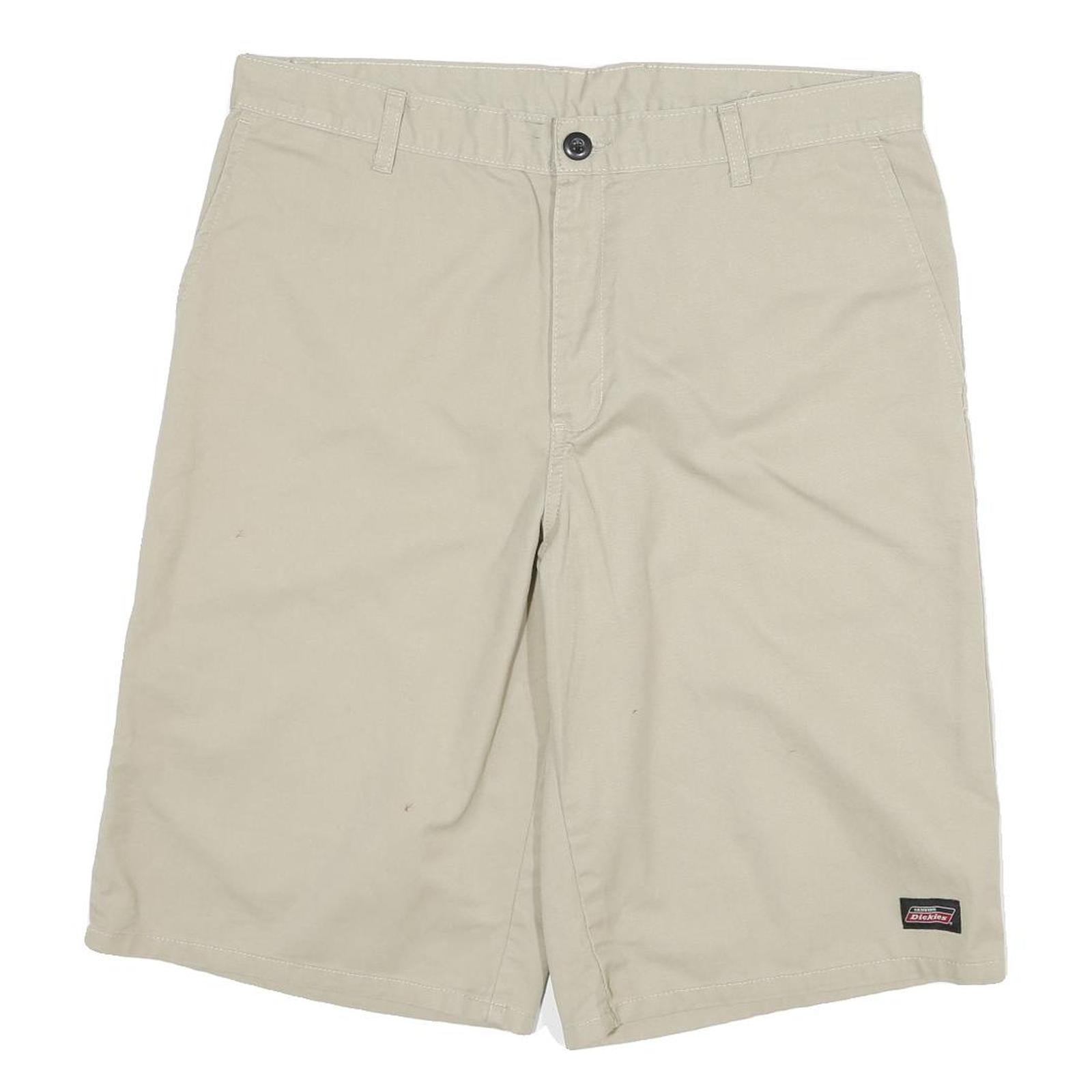 DICKIES Mens Shorts Beige Casual Plain XL W34 Workwear Cotton Blend Refurbished - N/A refurbished available on Cerqular
