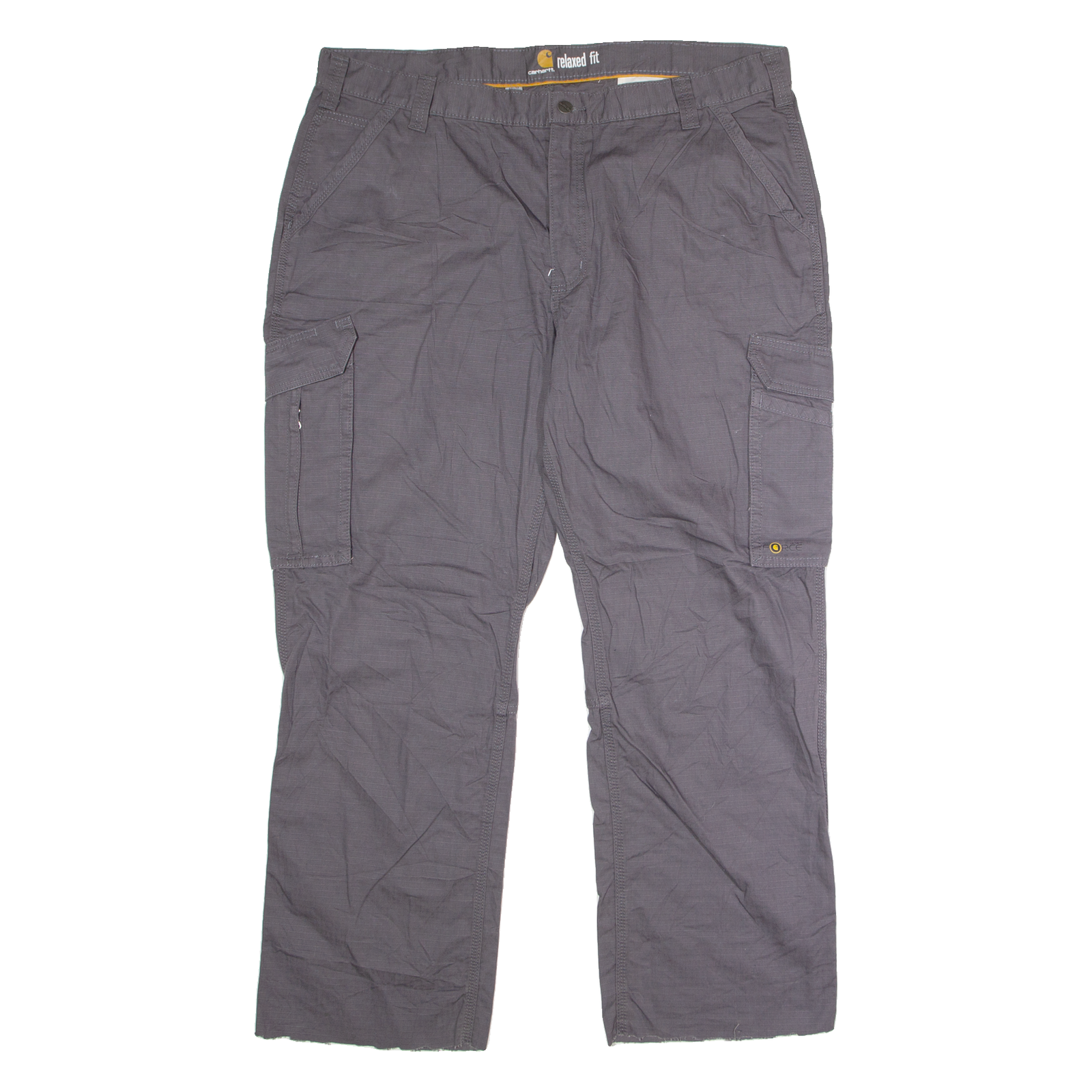 CARHARTT Carpenter Workwear Mens Canvas Trousers Grey Relaxed Straight W42 L30 Refurbished - N/A refurbished available on Cerqular