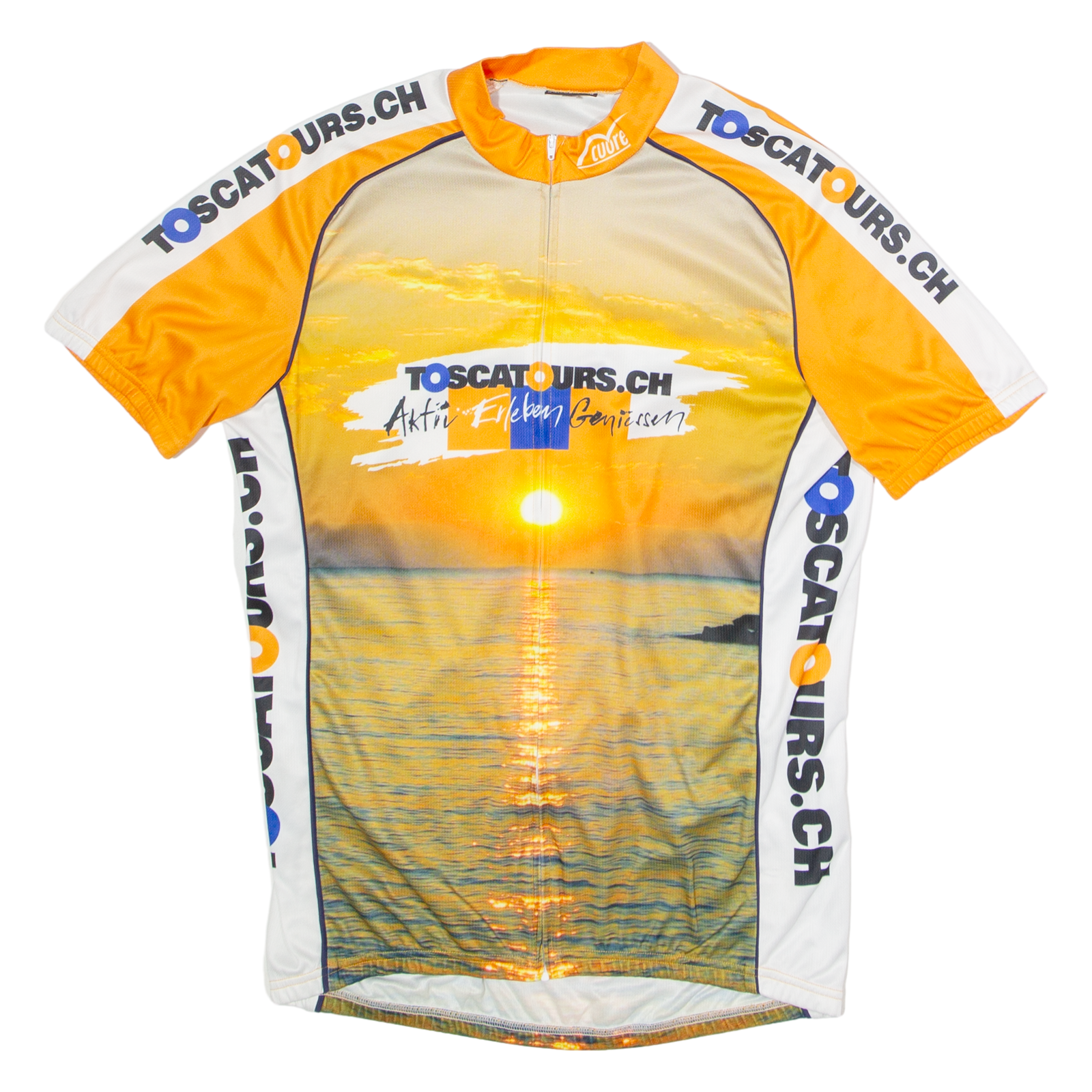 Buy CUORE Full Zip Cycling Mens Jersey Orange High Neck XL Refurbished - $23.39 CUORE Full Zip Cycling Mens Jersey Orange High Neck XL Refurbished - N/A refurbished available on Cerqular
