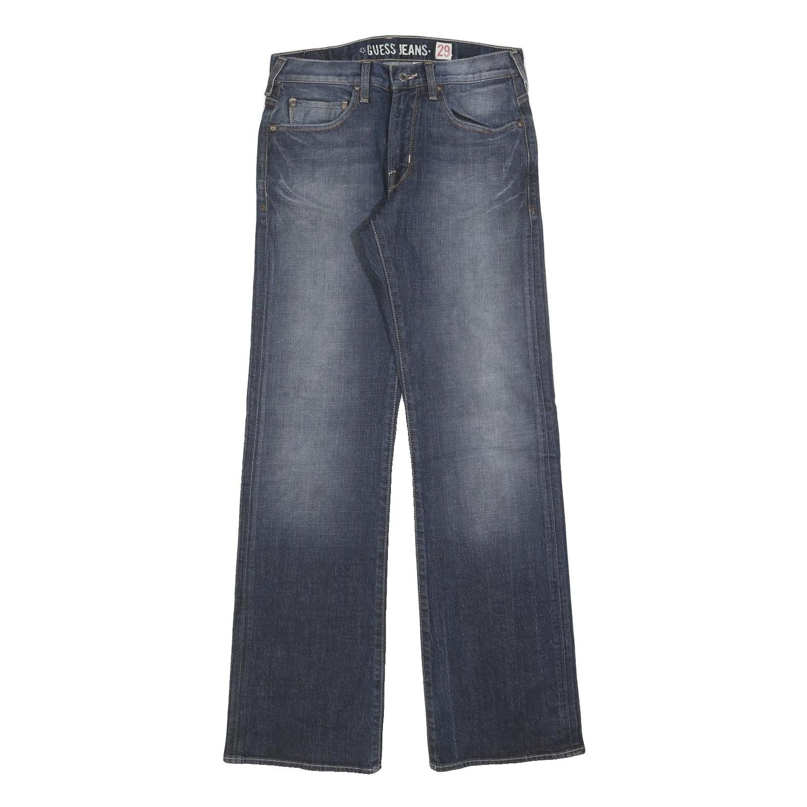 Buy GUESS Mens Regular Fit Blue Denim Classic Straight Jeans W29 L34 Stylish Casual Refurbished - $41.59 GUESS Mens Regular Fit Blue Denim Classic Straight Jeans W29 L34 Stylish Casual Refurbished - N/A refurbished available on Cerqular